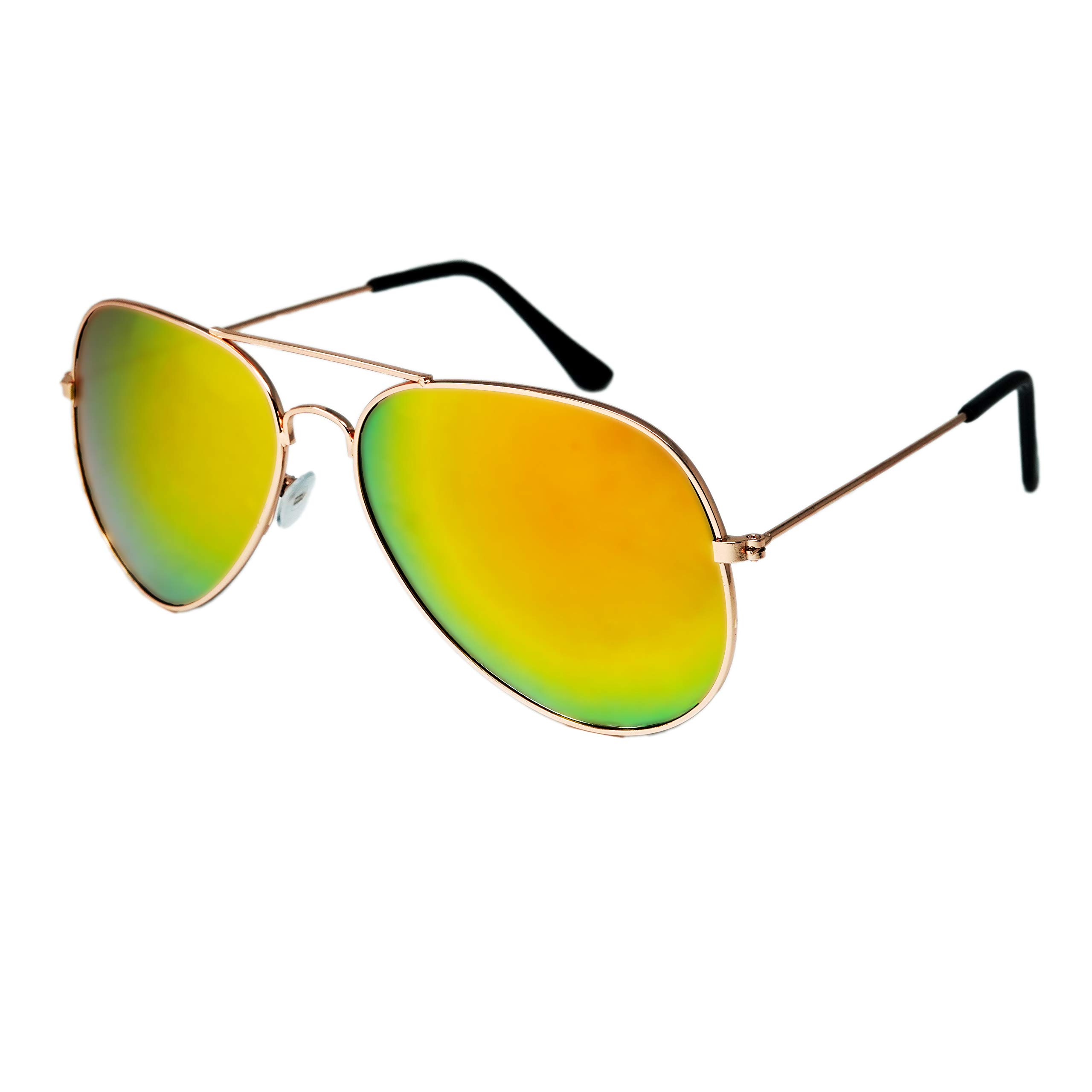 Premium Aviator Polarized Sunglasses for Men & Women - 100% UV Protection, Unisex Retro Style - Perfect for Driving, Travel & Outdoor Activities