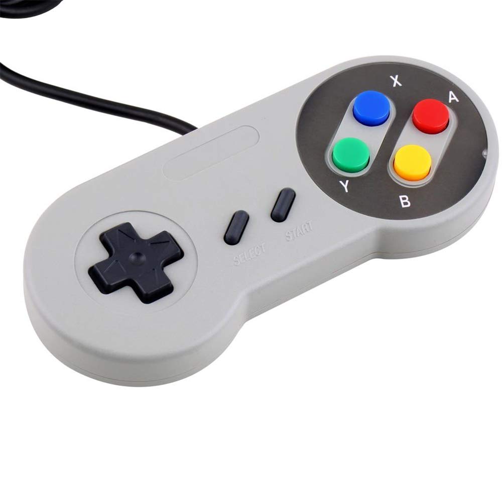 SNES Controller 2-Pack - Compatible with Super Nintendo for Gaming Fun
