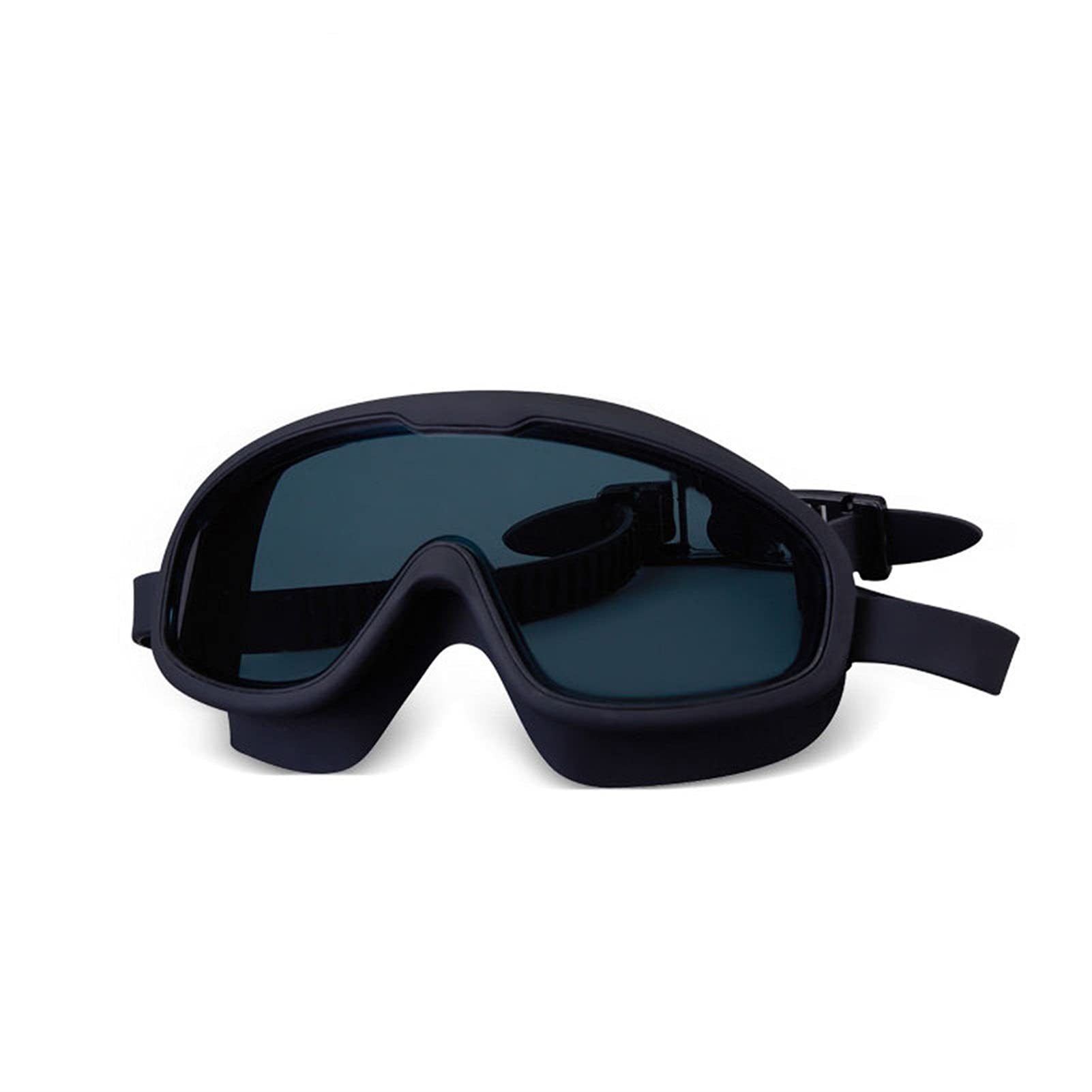 **Waterproof Anti-Fog Swimming Goggles with UV Protection – Large Frame Swim Glasses for Adults & Kids – Ideal for Pool, Beach & Open Water Swimming (Color: Blue)**