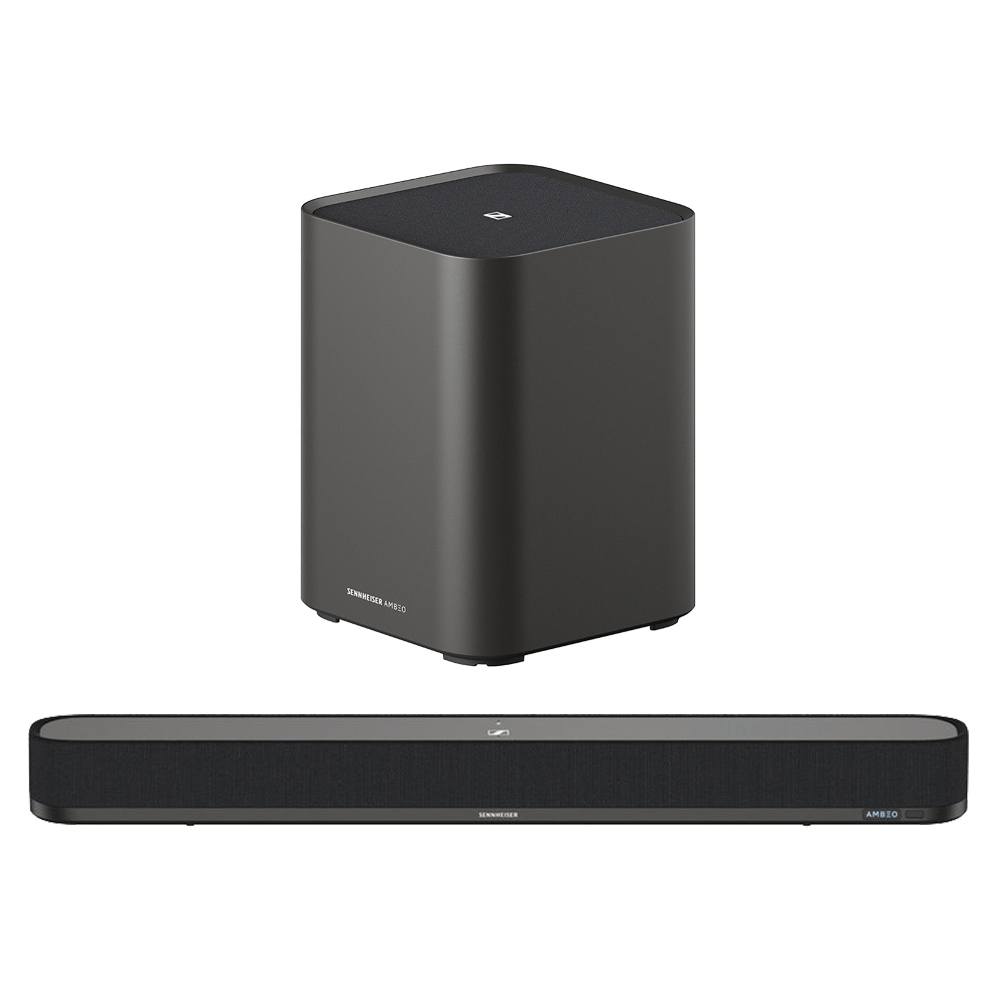 AMBEO Soundbar Mini with Wireless Subwoofer - Premium Home Theater Audio System for TV, Movies & Gaming - Compact Design for Small Spaces