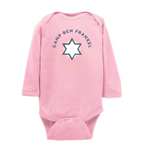 Ben Frankel Baby Long Sleeve Bodysuit - Soft Cotton Onesie for Newborns & Infants - Perfect for Everyday Wear, Playtime & Family Photos