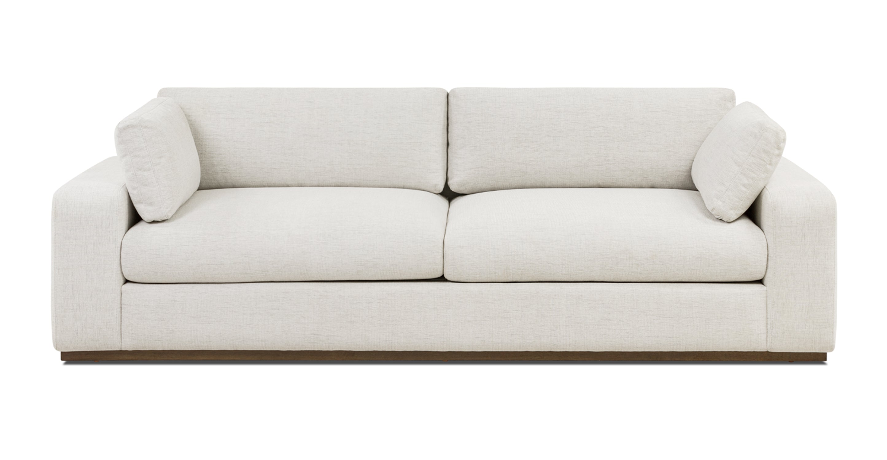 Malaga Sofa - Modern Comfortable 3-Seater Couch for Living Room, Lounge & Office | Soft Fabric Upholstery & Sturdy Wooden Frame