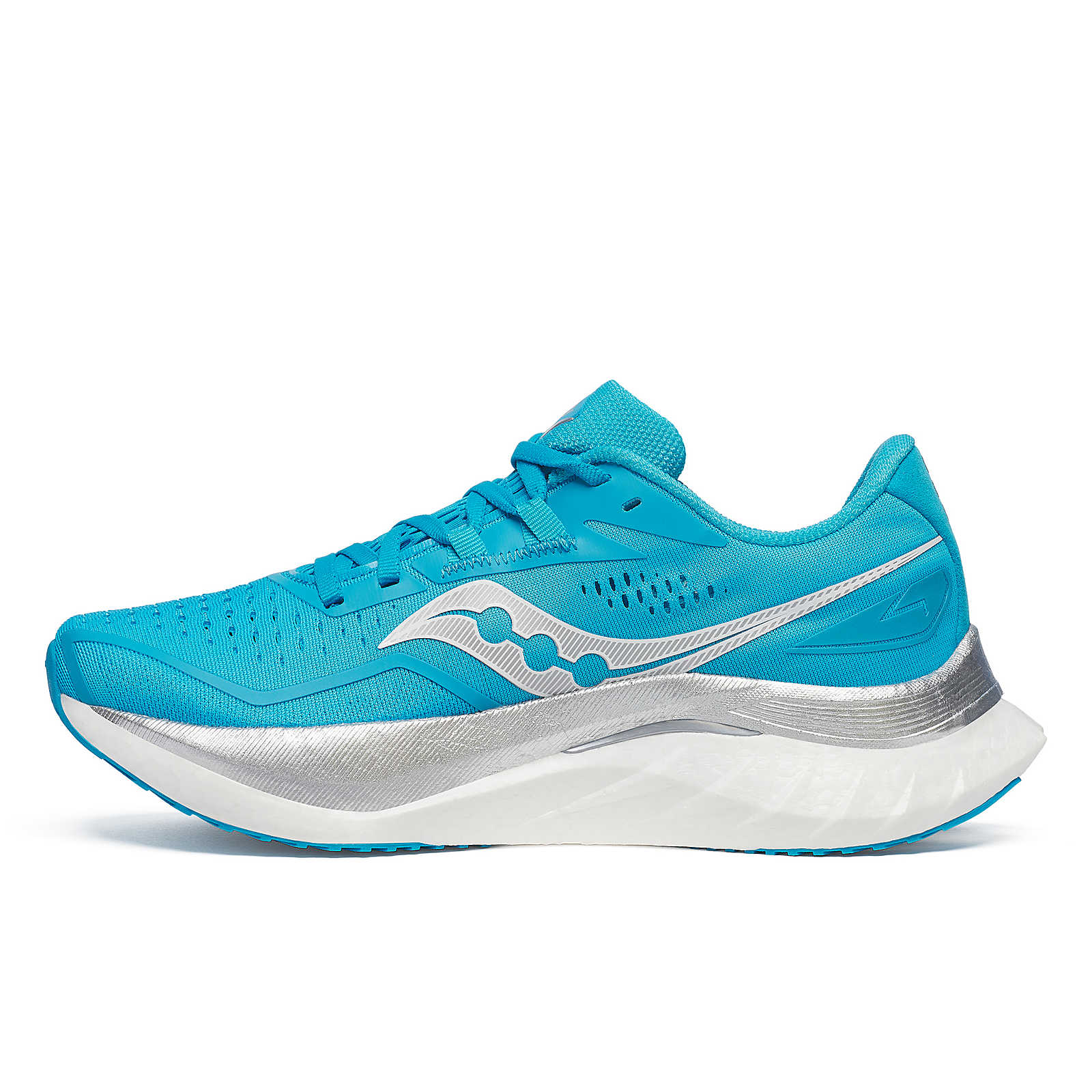 Women's Saucony Endorphin Speed 4 Running Shoes - Lightweight Cushioned Road Racing Sneakers for Women (Viziblue/Silver) - Perfect for Marathon Training & Long Distance Running