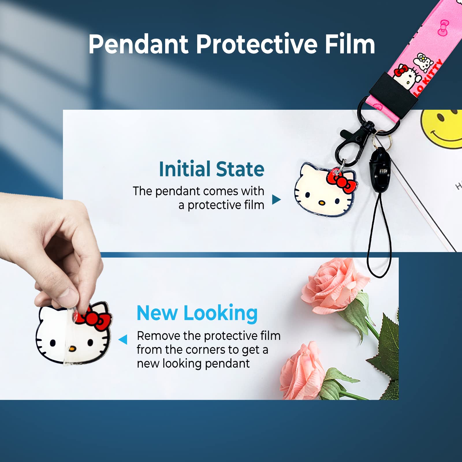 Hello Kitty Anime Lanyard with ID Card Holder for Work & Events
