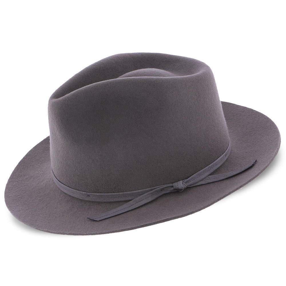 Premium Parker Wool Fedora Hat for Men & Women - Classic Vintage Style Winter Hat - Perfect for Outdoor Activities, Travel & Fashion