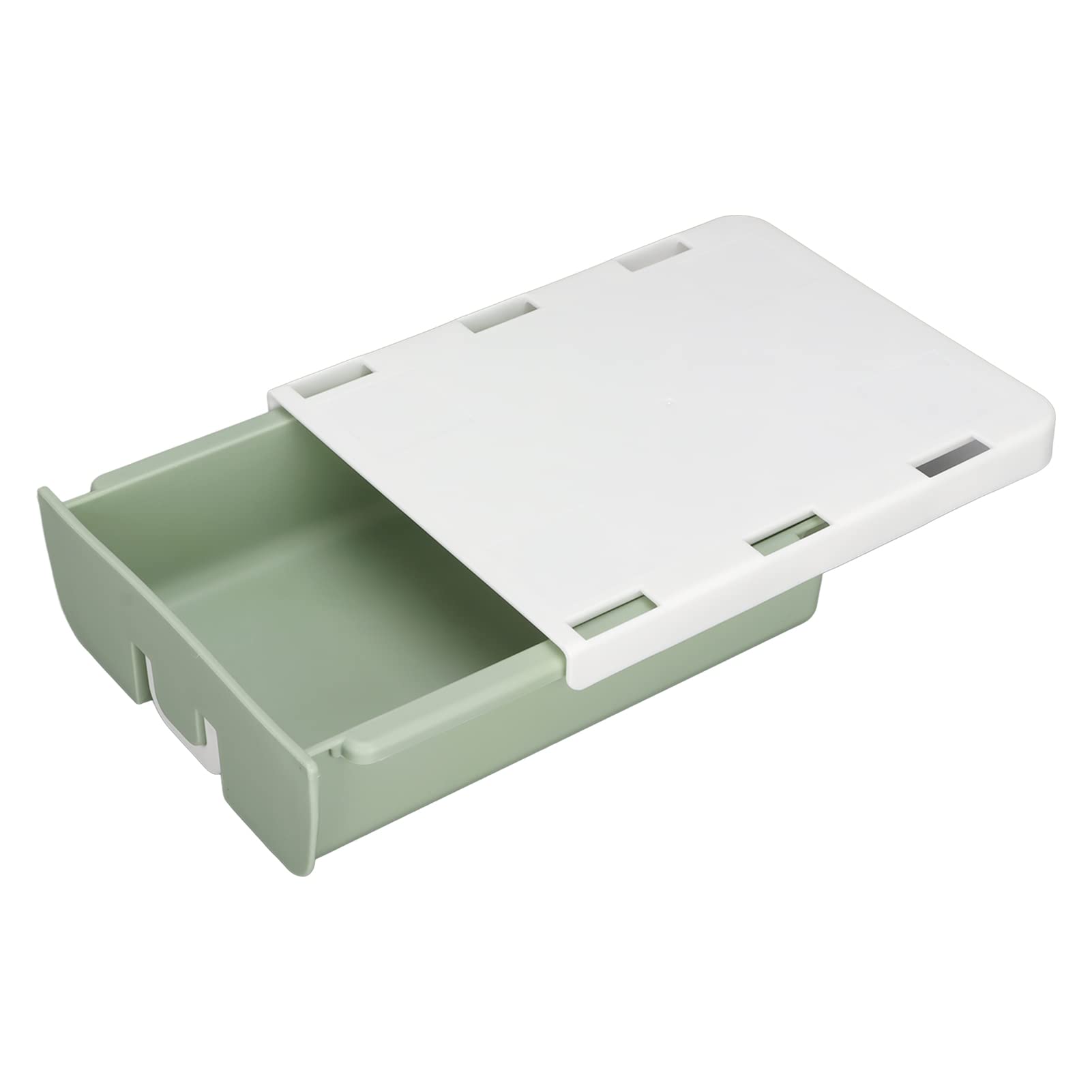 Under Desk Drawer Organizer - Large Capacity No Drill Dustproof Dresser Bottom Drawer Chest | Easy Sliding & Durable for Office, Home, Bedroom Storage