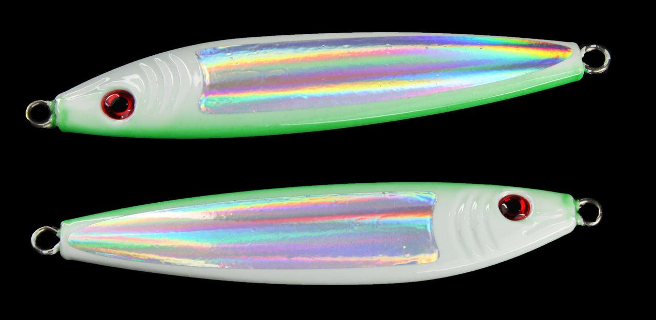 Premium Jigging World Metallic Sardine Tuna Lures - Saltwater Fishing Jigs for Tuna, Mahi Mahi & Game Fish - Ideal for Offshore & Deep Sea Fishing Adventures