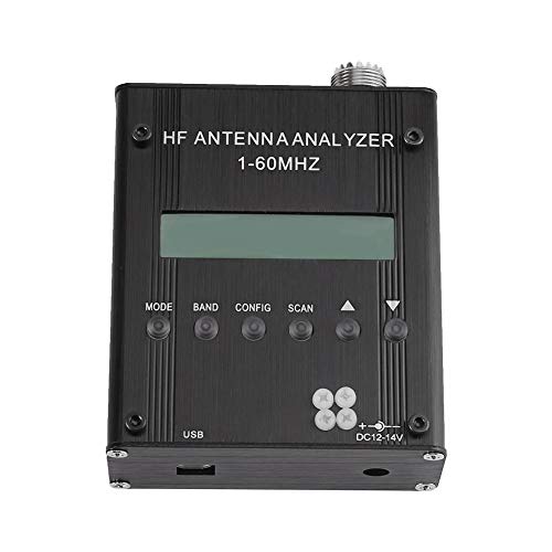 MR300 1-60MHz Portable Digital Antenna Analyzer - Professional SWR & RF Analyzer for Ham Radio, Shortwave & CB Antennas - Perfect for Field Testing, Installation & Tuning by Hobbyists & Professionals