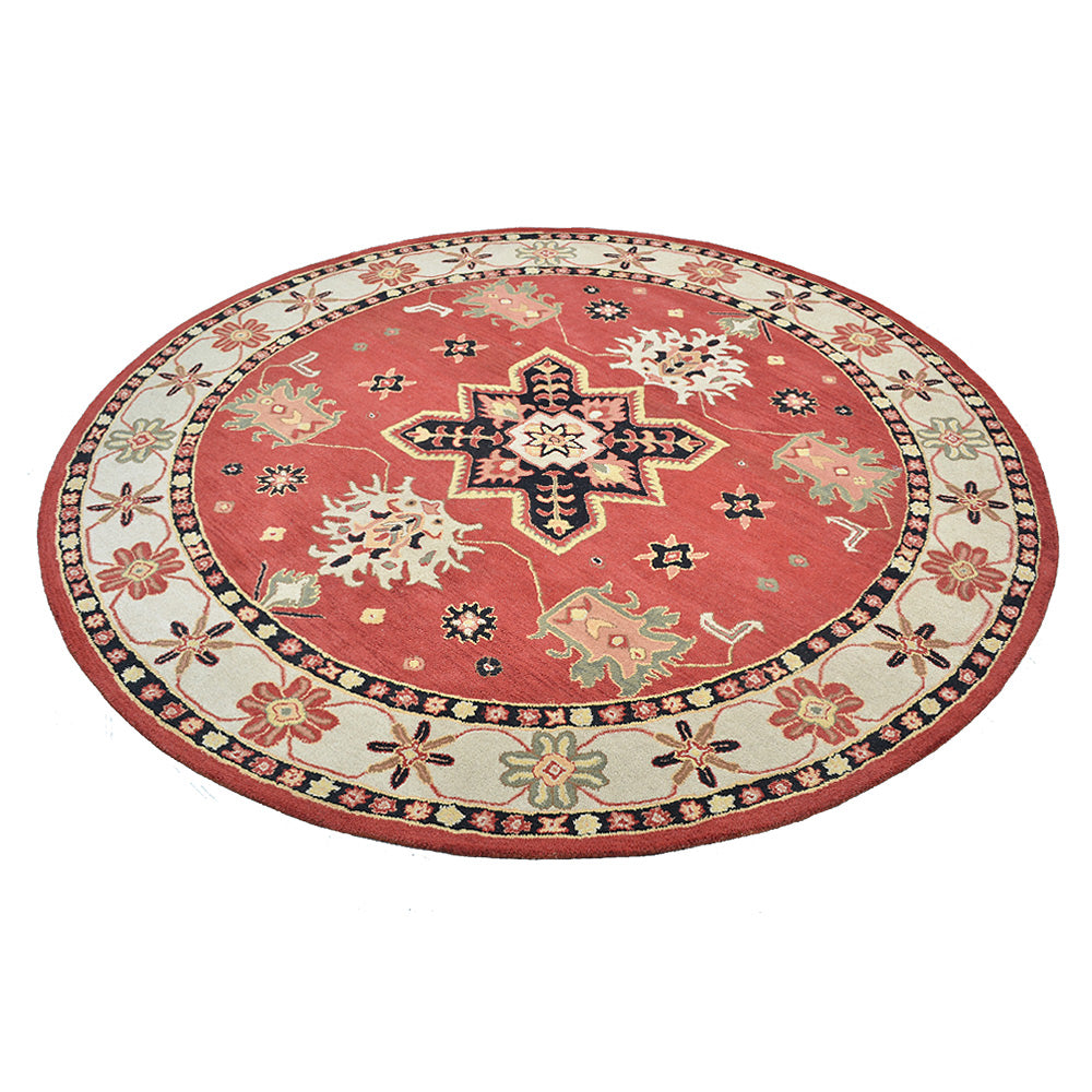 Premium Sarugh Hand Tufted Wool Rug - Soft & Durable Persian-Style Area Rug for Living Room, Bedroom, or Office Decor