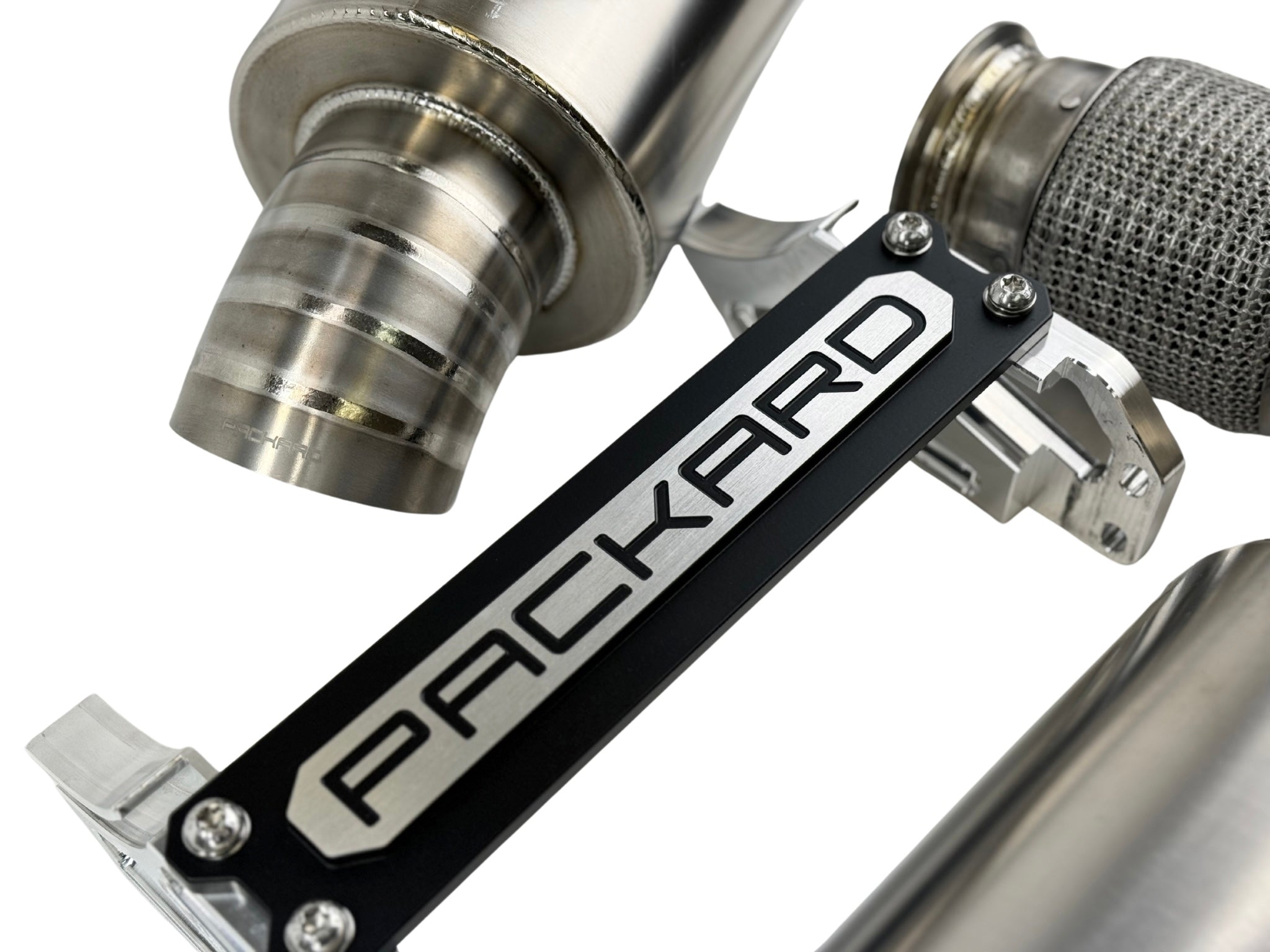 Packard Performance 3 Titanium Turbo Back Exhaust System - Dual Muffler for Can-Am X3 UTV - High-Performance Upgrade for Off-Road Racing & Dune Bashing