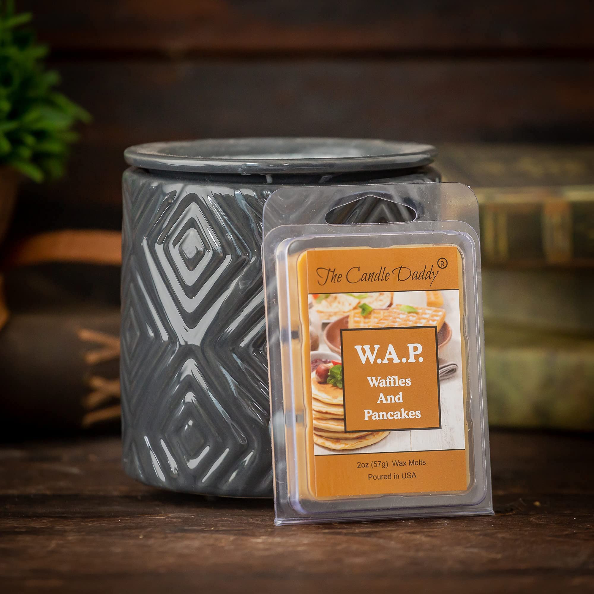 Waffles and Pancakes Scented Wax Melts - Syrup & Butter Aroma - 6 Cubes (2oz) - Strong Fragrance for Wax Warmers - Perfect for Home, Office & Relaxation