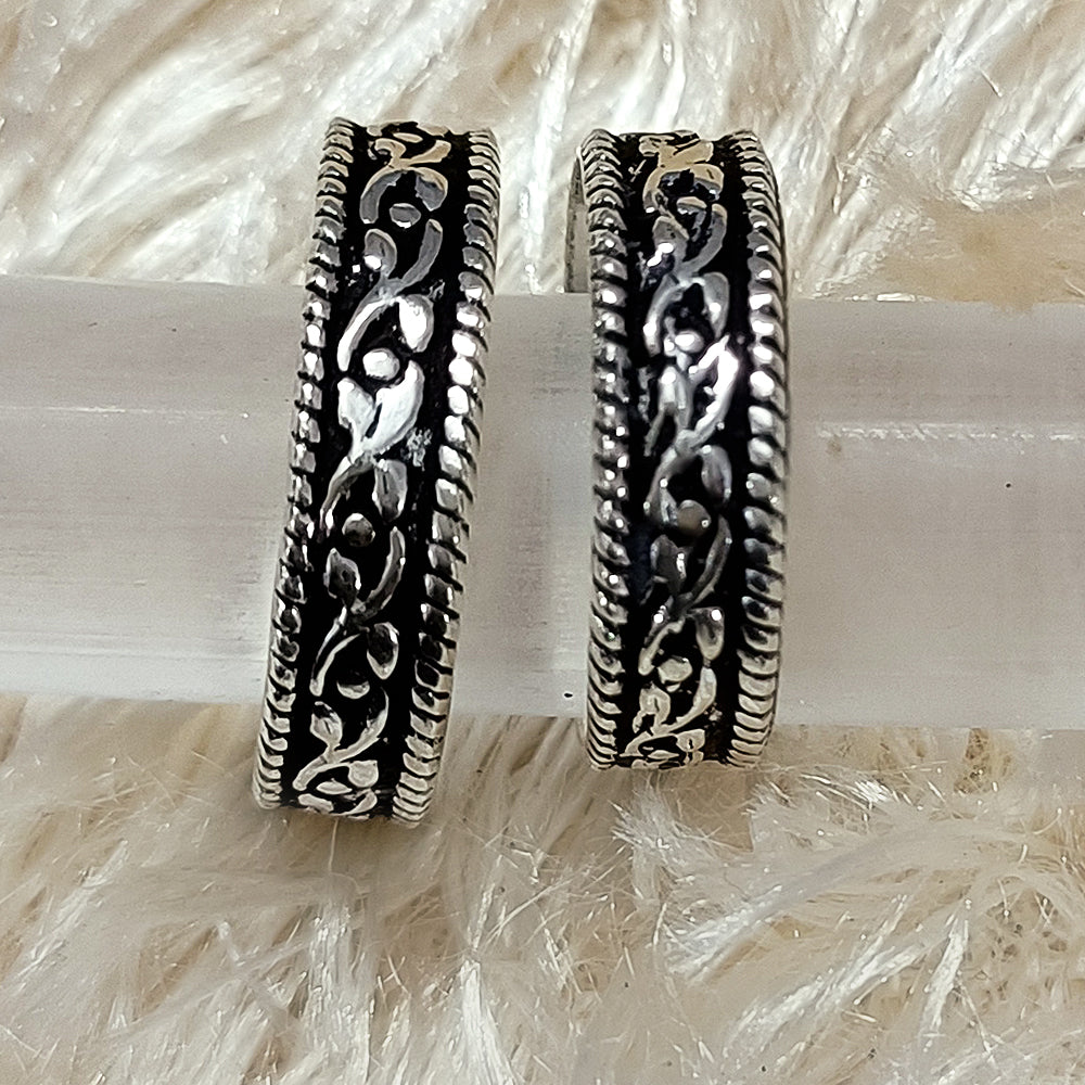 925 Sterling Silver Adjustable Toe Rings for Women - Elegant Stackable Foot Jewelry (Design 78) - Perfect for Beach Vacations, Summer Outfits and Pedicure Showcase