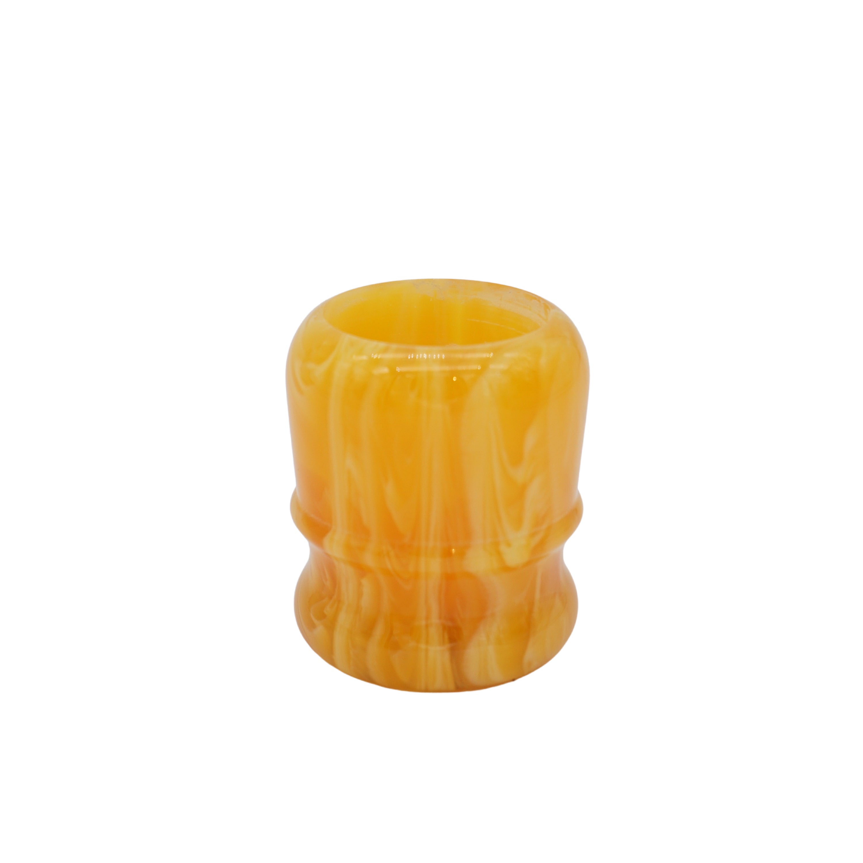Premium Amber Handcrafted Shaving Brush Handle - Fits 24mm & 26mm Knots - Perfect for Wet Shaving & Grooming Gifts for Men