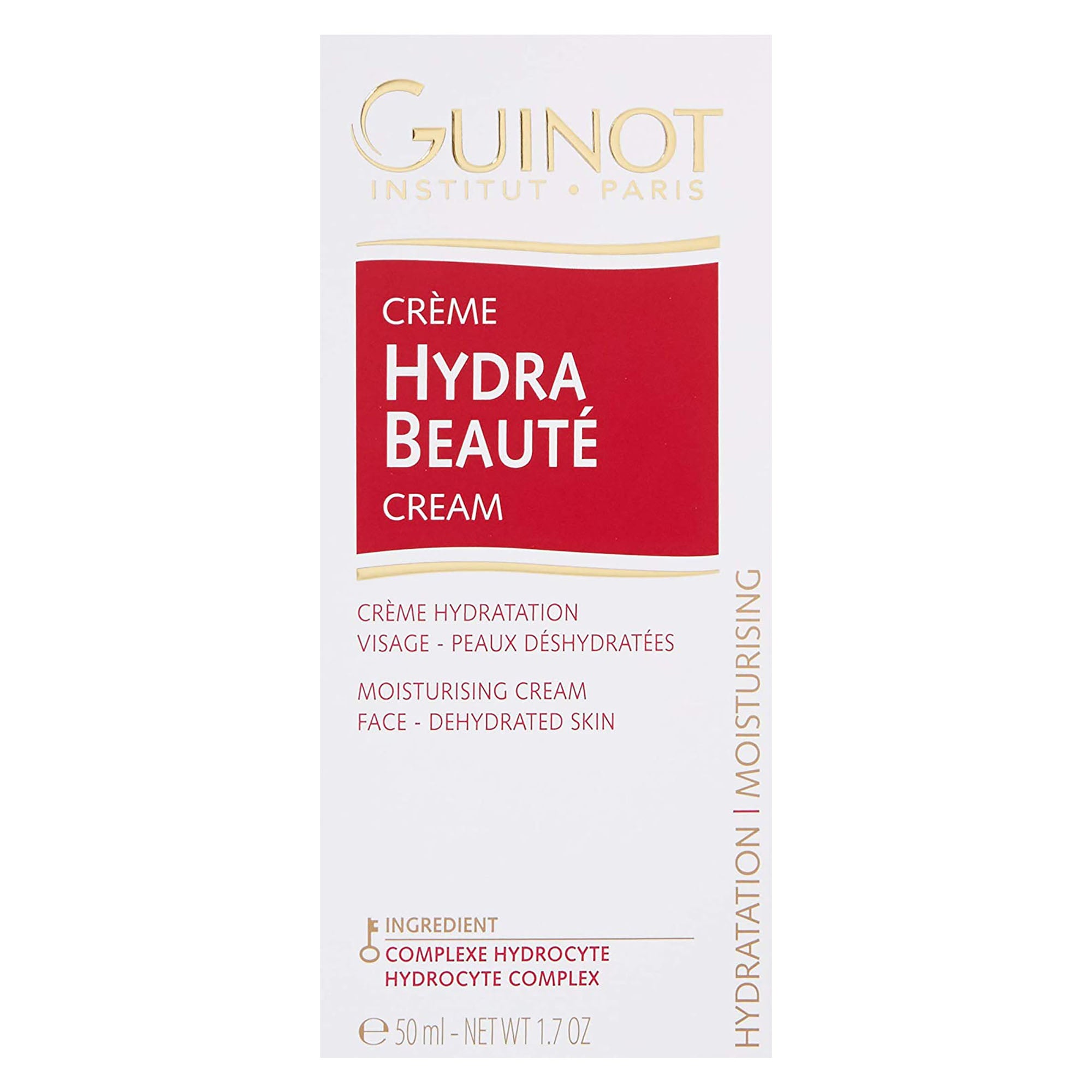 Guinot Hydra Beaute Moisturizing Cream for Dry Skin | Hydrating & Nourishing Face Cream | Day & Night Use for Glowing Skin