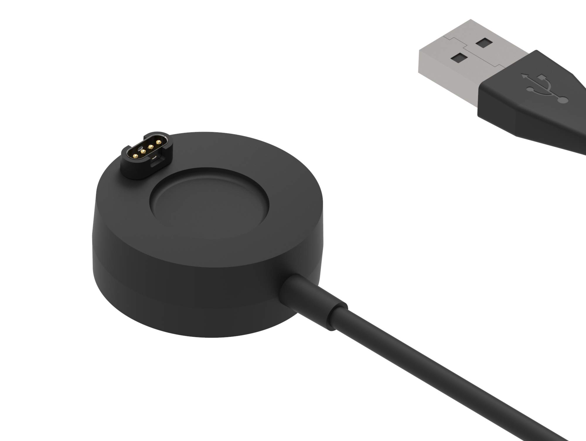 Garmin Bounce Charger Station - 3.3ft USB Safety Charging Cable & Dock Stand for Garmin Bounce Watch - Portable Replacement Charger (Black) | Perfect for Travel, Home & Office Use