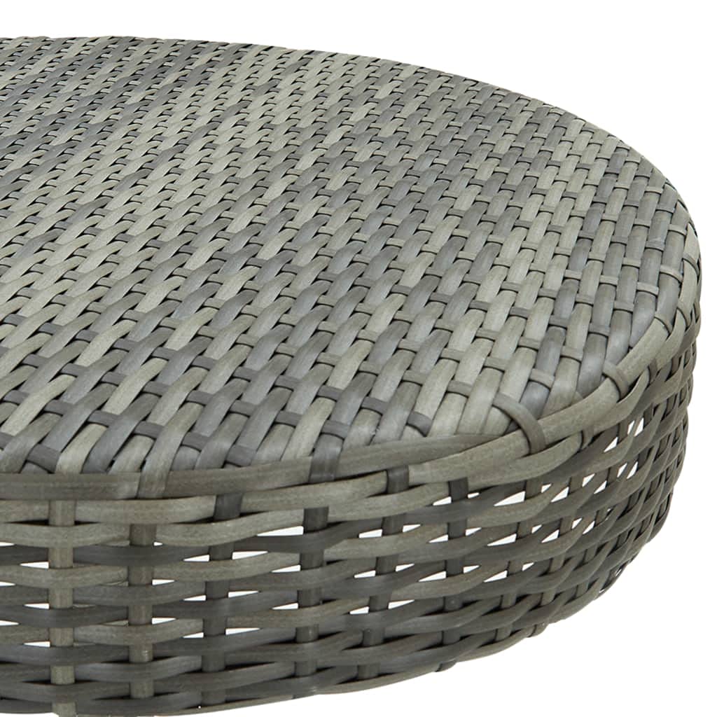 3-Piece Patio Furniture Set with Table and Chairs - Durable Poly Rattan in Gray - Fast Shipping - Perfect for Backyard, Porch, Balcony, Lawn & Poolside | Outdoor Dining & Relaxation in Garden or Terrace