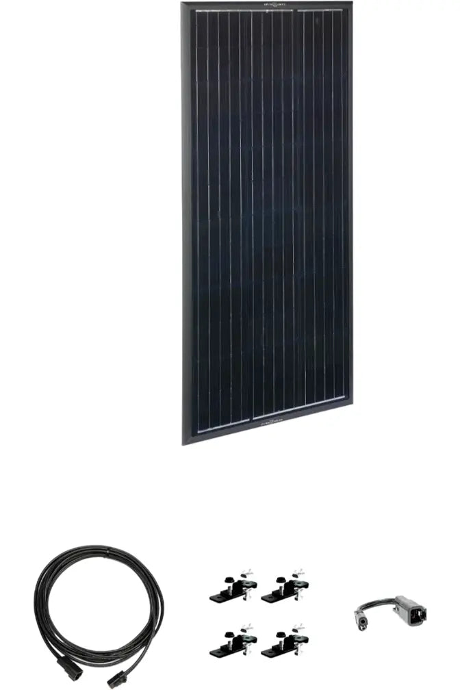 Zamp Solar OBSIDIAN Series 100 Watt Solar Panel Expansion Kit for RV, Boat & Off-Grid Power - High Efficiency Portable Solar Charging System
