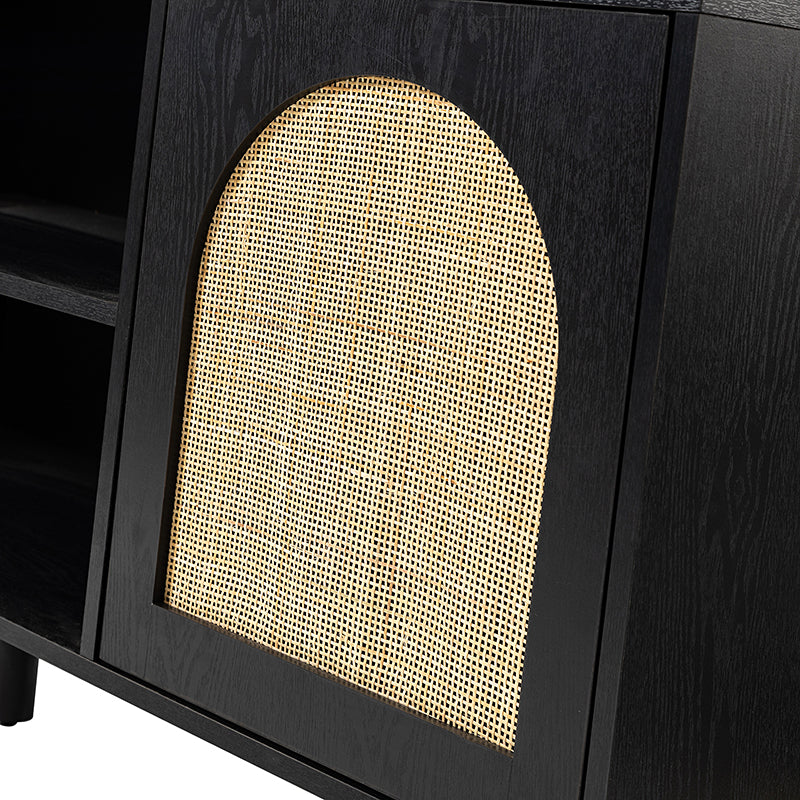Norbert TV Stand Rattan for TVs up to 65