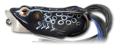 Live Target Hollow Body Frog Poppers - Topwater Bass Fishing Lure for Weedless Frog Fishing in Ponds & Lakes - Perfect for Morning & Evening Bass Fishing