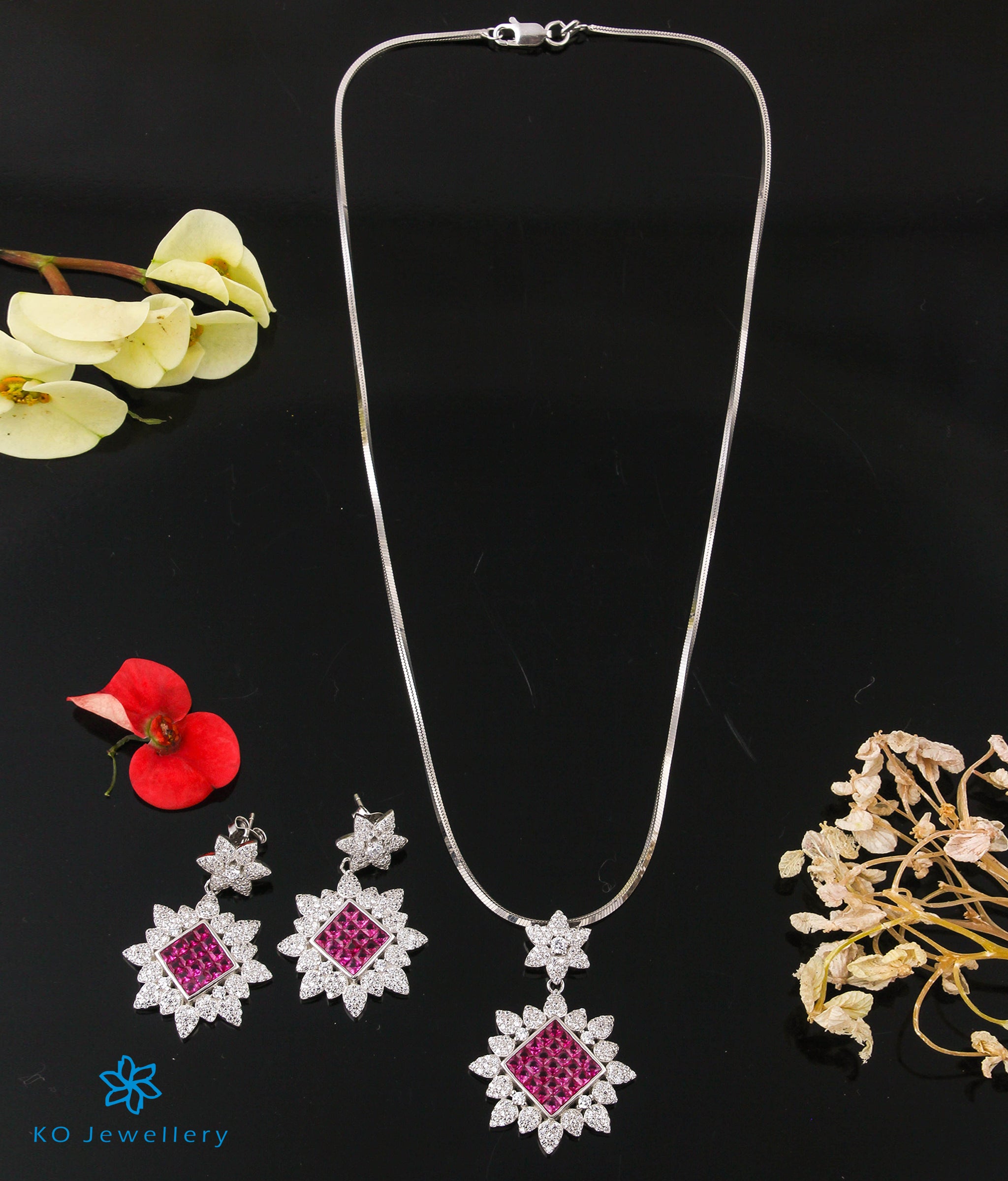 Akira Silver Pendant Necklace Set for Women - Elegant Sterling Silver Jewelry Gift for Birthday, Anniversary & Special Occasions