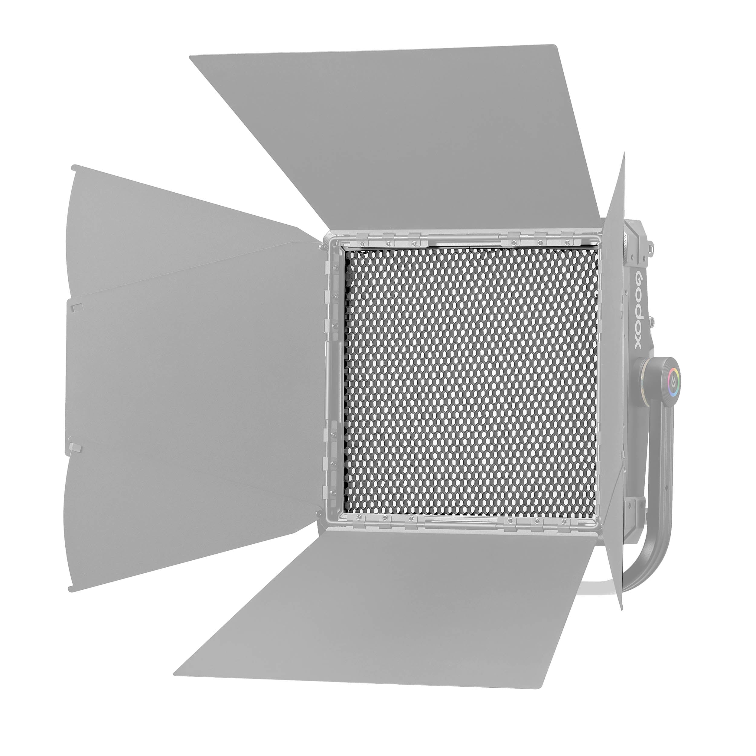KNOLED P300RH30 30° 1'x1' Honeycomb Grid for KNOLED P300R, P600BI Hard & P600R Hard LED Lights - Perfect for Photography, Videography & Studio Lighting Control