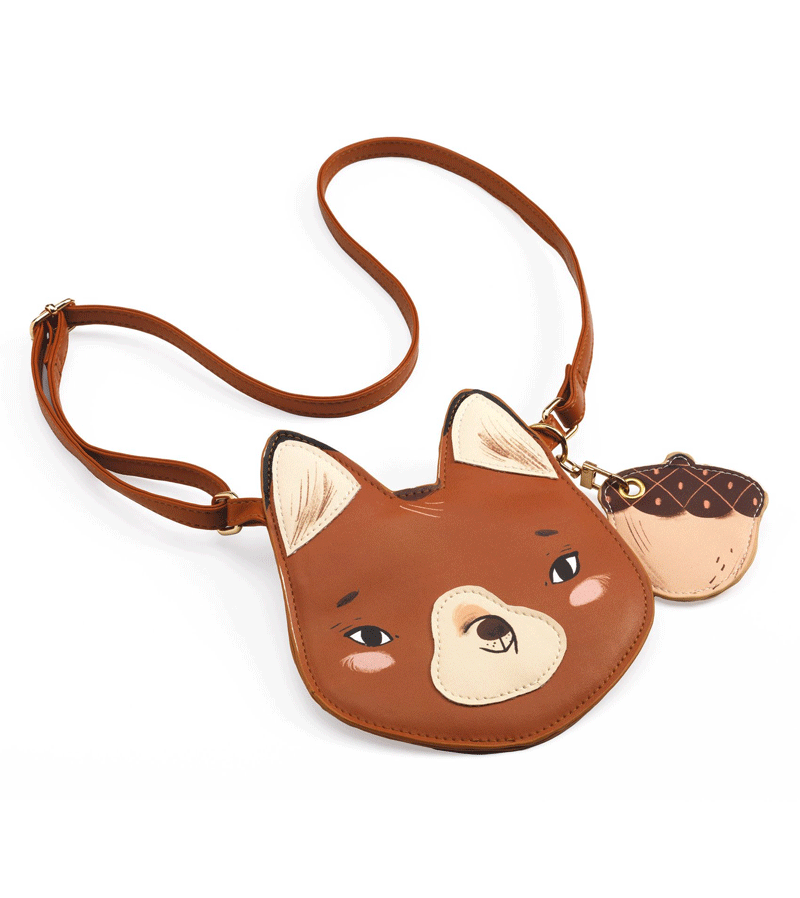 Stylish Fox Animal Backpack for Kids - Cute & Durable Djeco Fox Bag for School, Travel & Play | Perfect for Preschool, Daycare & Outdoor Adventures