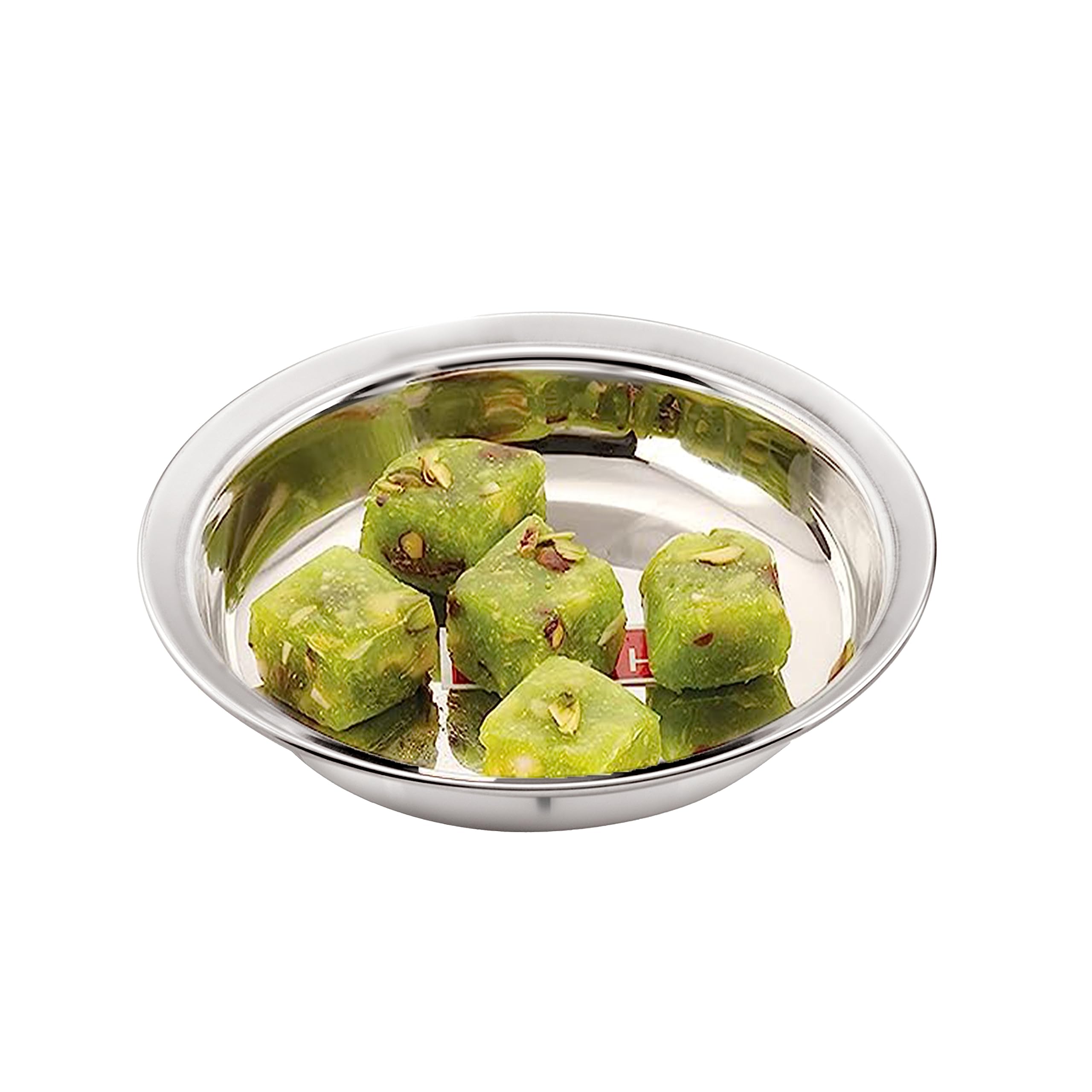 HAZEL Stainless Steel Snack Bowl & Plate Set - 3-Piece Small Appetizer Dishes (270ml) for Snacks, Breakfast, Picnics & Party Serving | Durable & Stylish Kitchenware