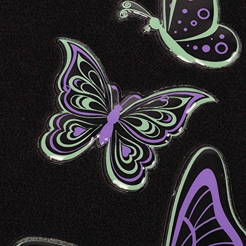 Neon Butterflies Mats