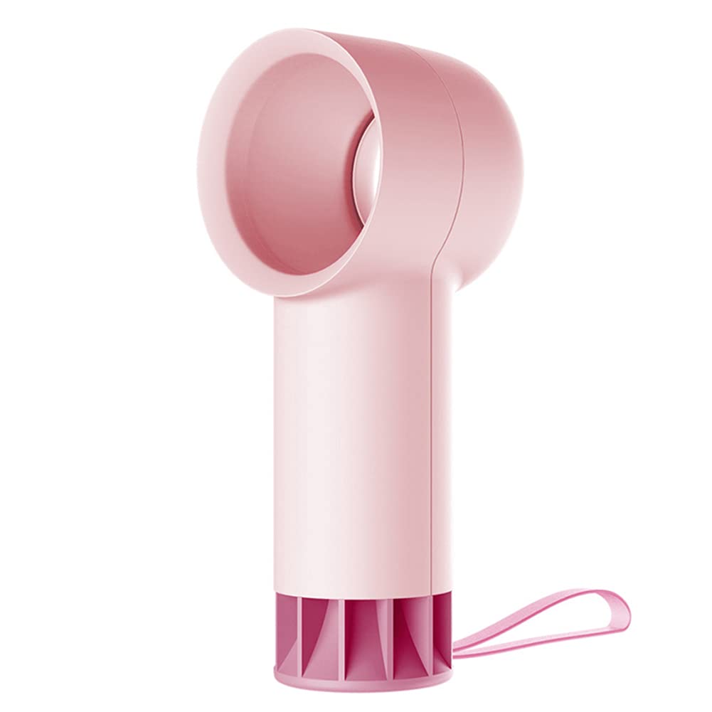Portable USB Rechargeable Handheld Fan - Mini Silent Leafless Cooling Fan for Students, Office, Travel & Outdoor Activities - Perfect for Hot Weather, Commuting, and Summer Trips