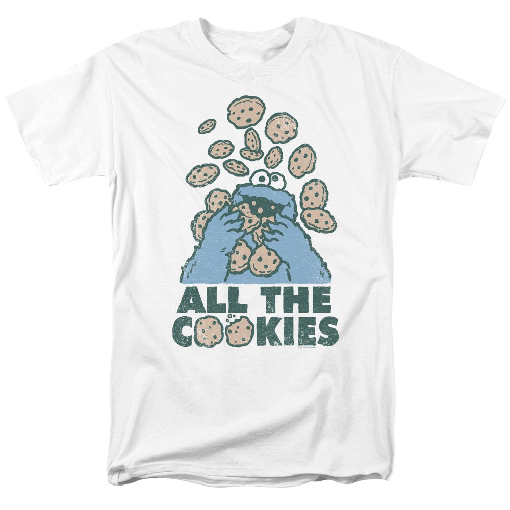 Sesame Street All The Cookies Unisex T-Shirt for Men & Women - Casual Wear, Gifts, and Fan Apparel
