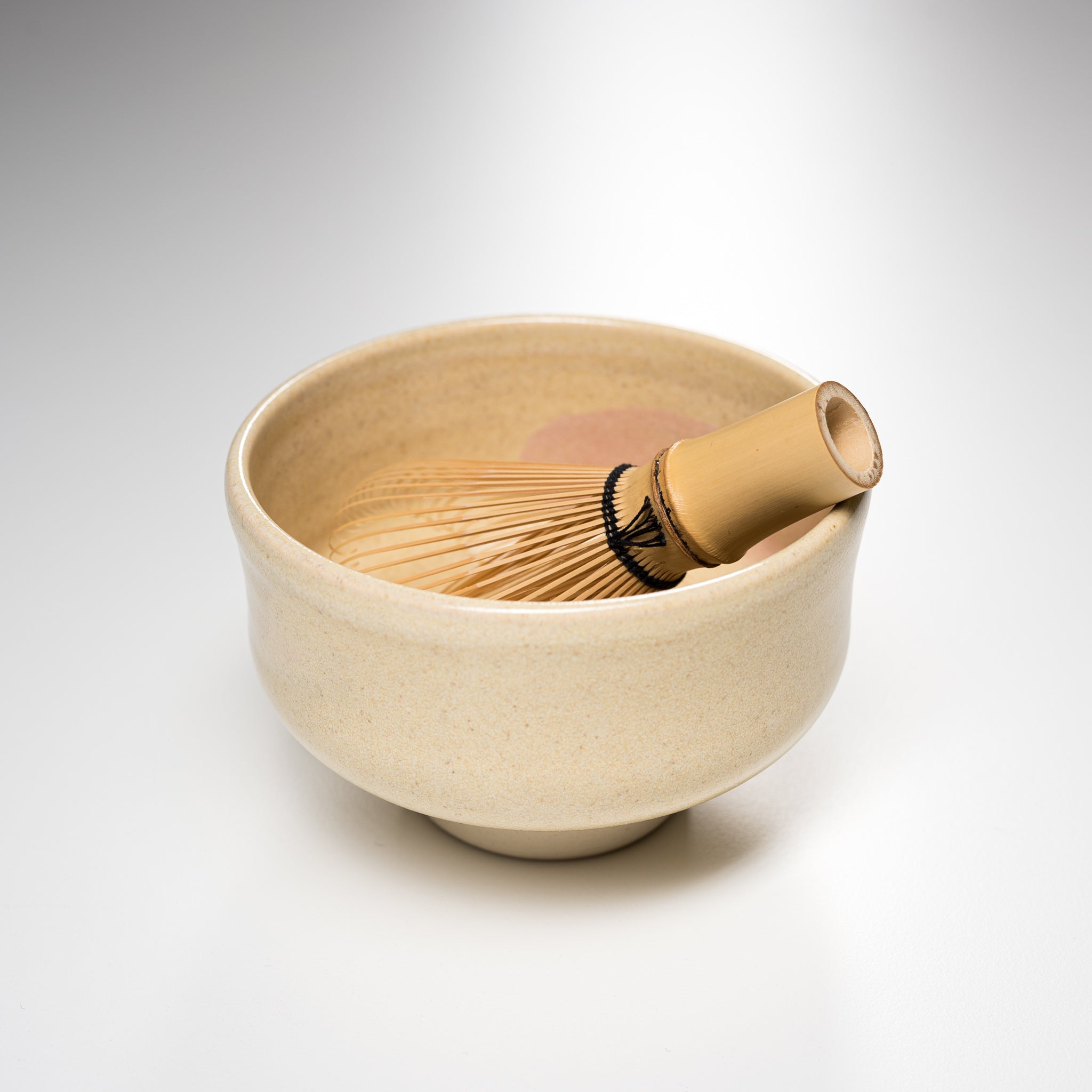 Handmade Kyo Kiyomizu Ware Small Matcha Tea Bowl - Traditional Japanese Yellow Hakeme Ceramic for Tea Ceremony & Home Decor