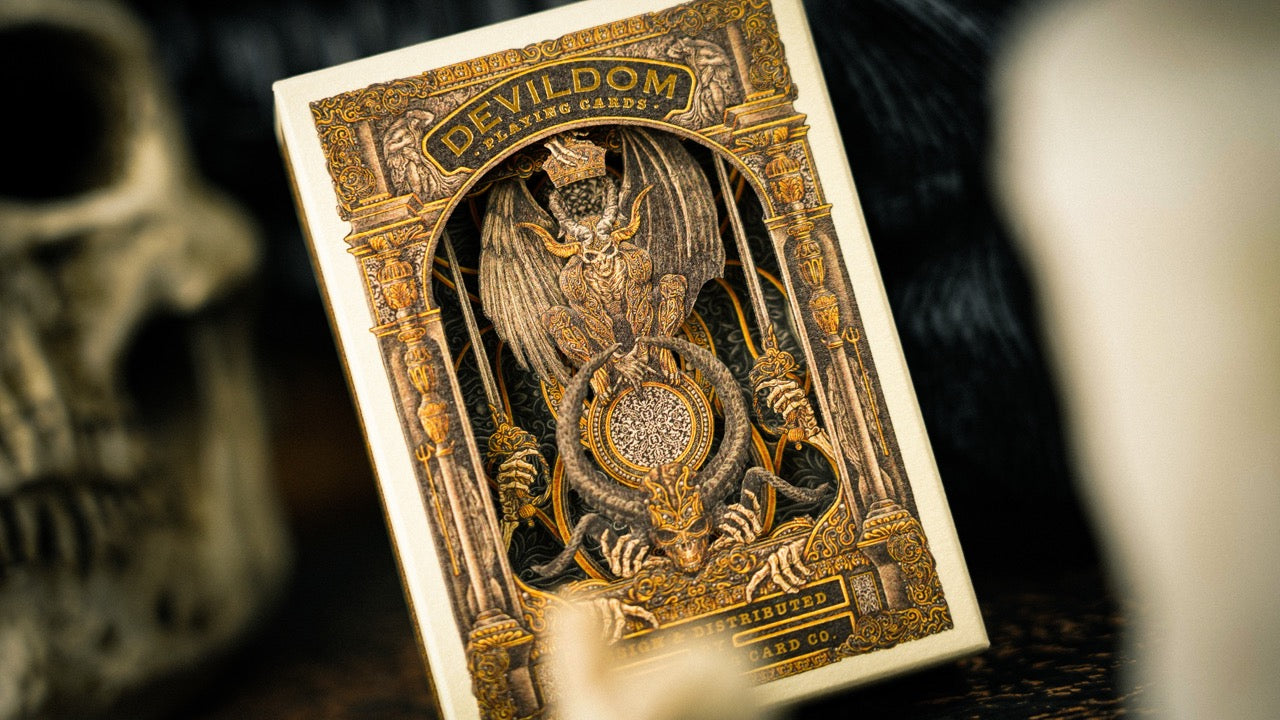 Devildom Playing Cards - Premium Quality Poker Cards for Magic Tricks, Cardistry & Game Nights | Perfect for Casino, Poker, Blackjack & Collectors
