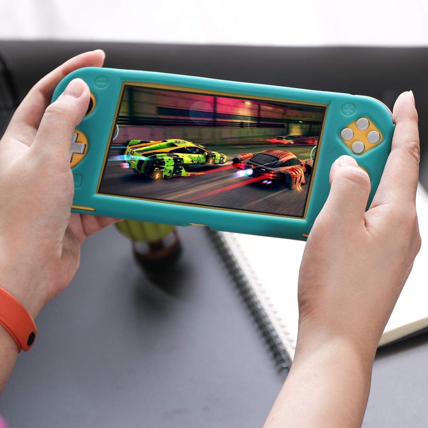 Durable Silicone Grip Case for Nintendo Switch Lite - Shockproof & Anti-Slip Protection Cover for Gaming on the Go, Travel & Daily Use