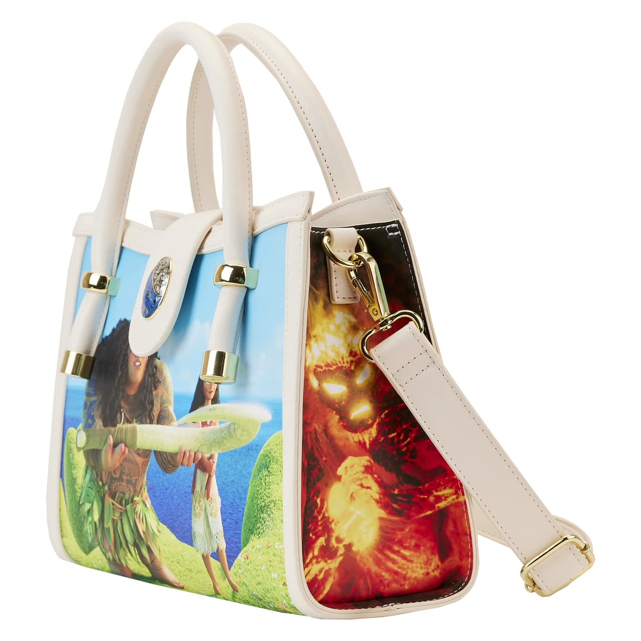 Loungefly Disney Moana Princess Scene Series Crossbody Bag - Stylish Shoulder Purse for Women, Girls | Perfect for Cosplay, Disney Parks, Travel & Everyday Use