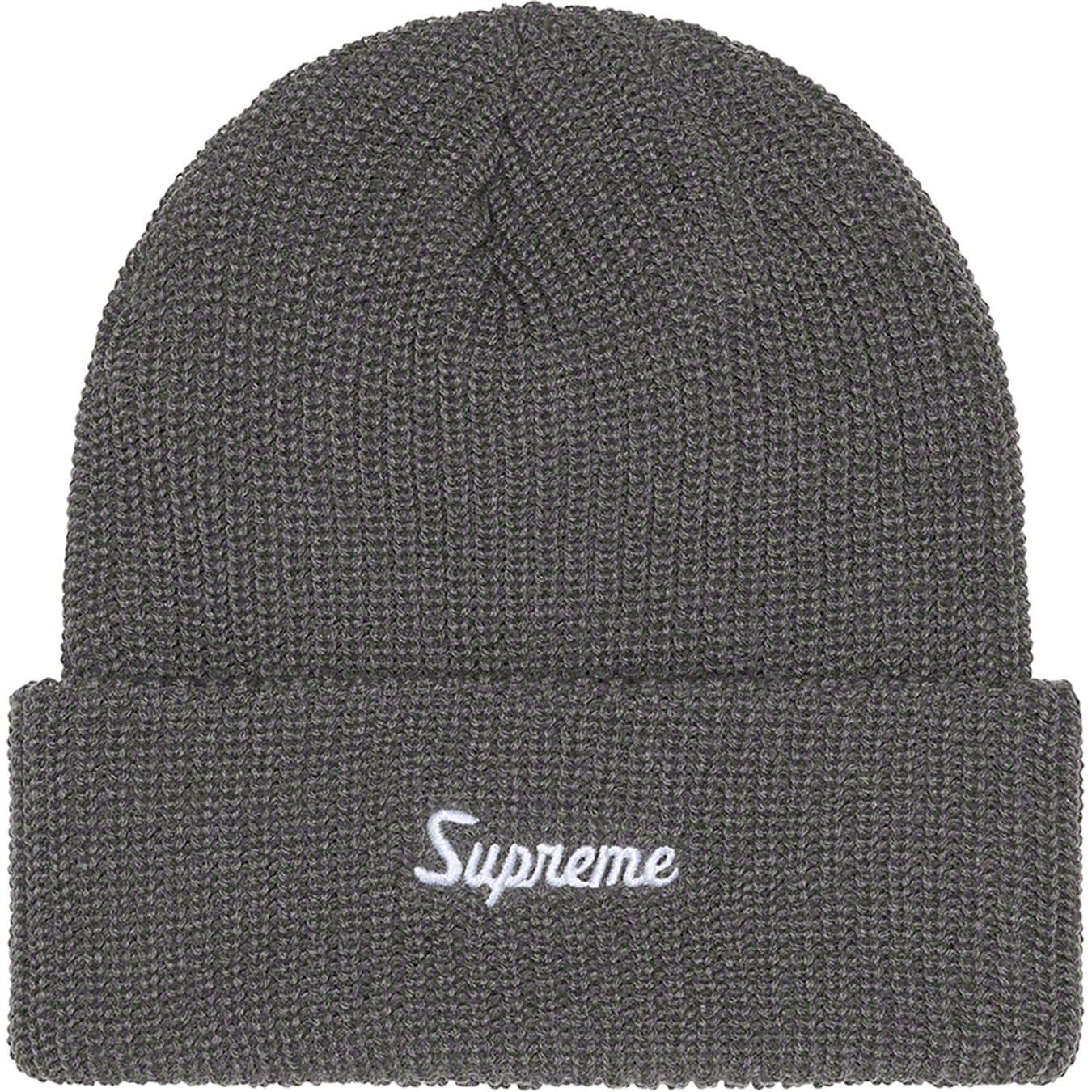 Supreme Loose Gauge Beanie Charcoal - Warm Winter Knit Hat for Men & Women - Perfect for Skiing, Snowboarding & Outdoor Activities
