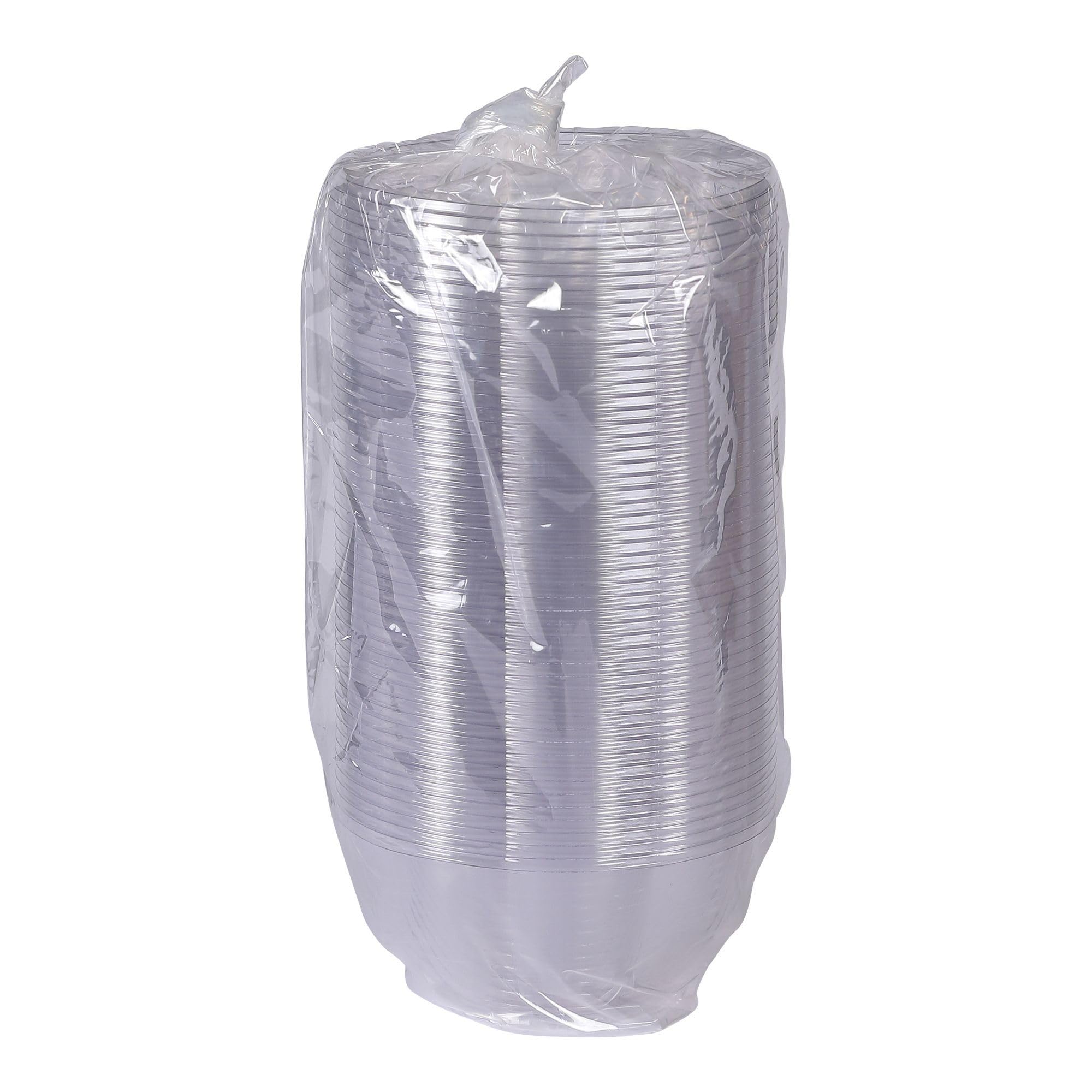 ECO-Friendly 32oz Clear PLA Compostable Salad Bowl - Case of 300, Disposable Round Takeout Containers for Cold Foods, Plant-Based Renewable Material (Lids Sold Separately) | ASTM & BPI Certified | Perfect for Restaurants, Catering & Meal Prep