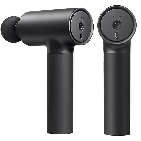 Xiaomi Muscle Massage Gun - Deep Tissue Percussion Massager with Brushless Motor, 3 Speed Levels & 3 Interchangeable Heads - 5H Battery Life & Ultra Quiet (45dB) - Ideal for Post-Workout Recovery, Muscle Pain Relief & Relaxation at Home/Gym