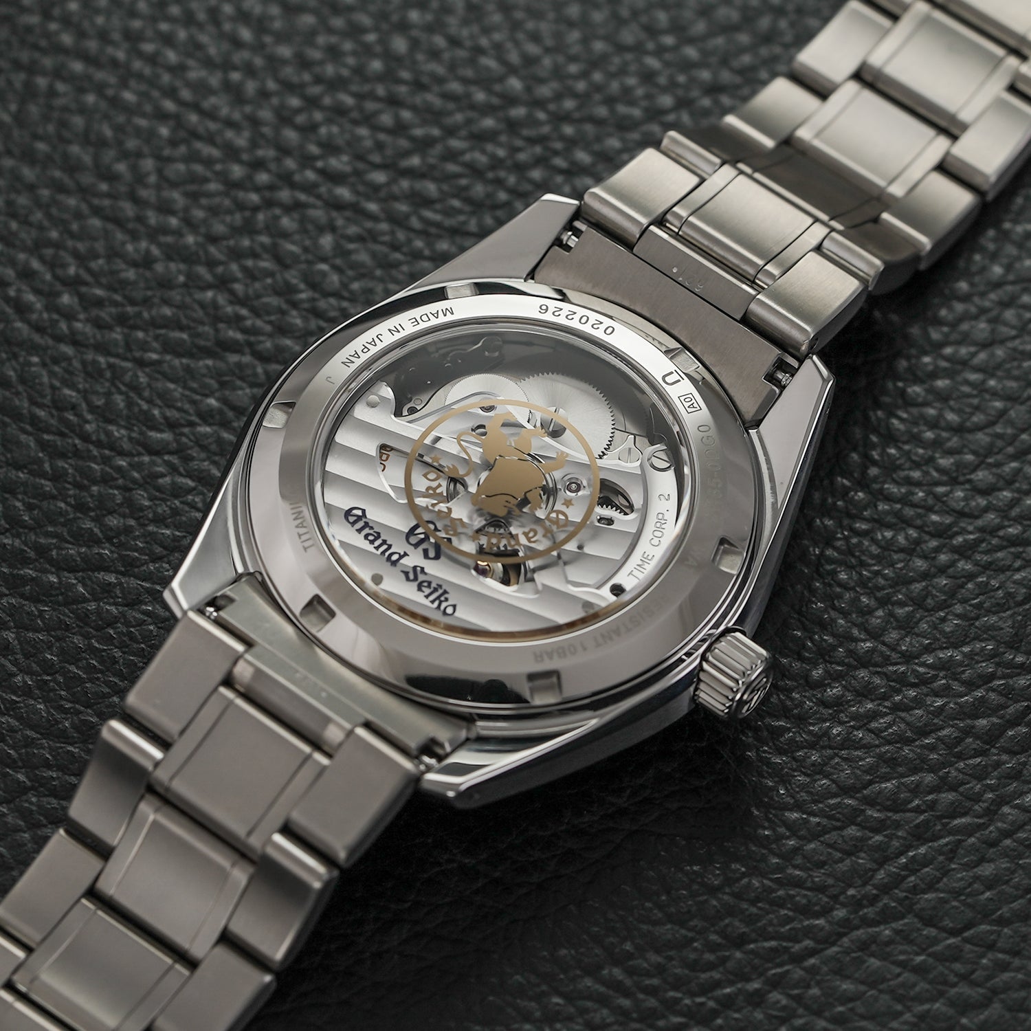 Grand Seiko SBGA415 Winter Taisetsu Heritage Spring Drive 40mm Grey Dial Men's Watch with Bracelet - Perfect for Business Meetings & Formal Occasions
