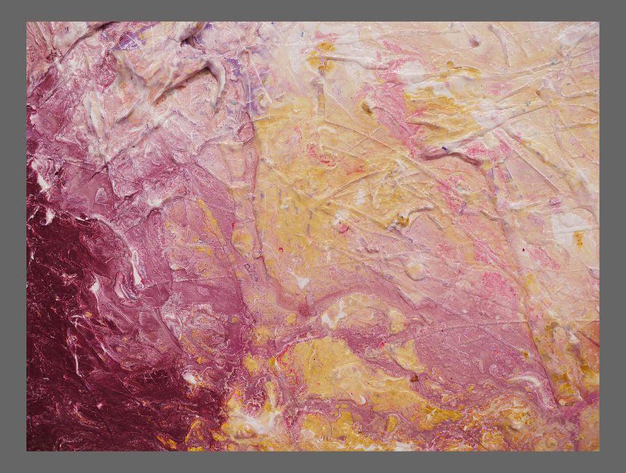 Abstract Blue Pink Wall Art - Modern Canvas Painting for Home & Office Decor - Perfect for Living Room, Bedroom, or Workspace