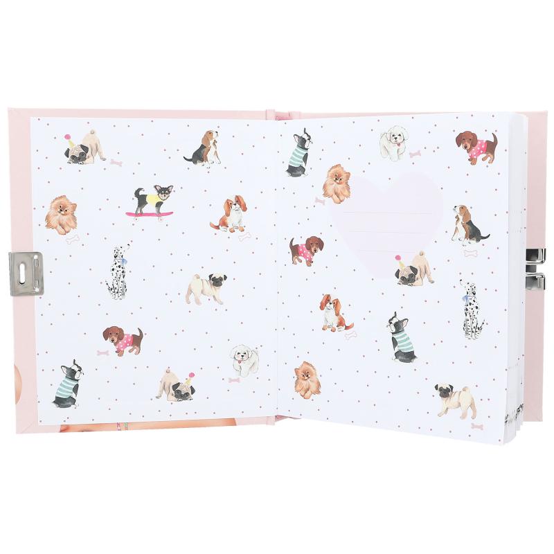 TOPModel Doggy Diary - Premium Pet Journal & Activity Tracker for Dogs - Perfect for Training, Health Records & Daily Adventures
