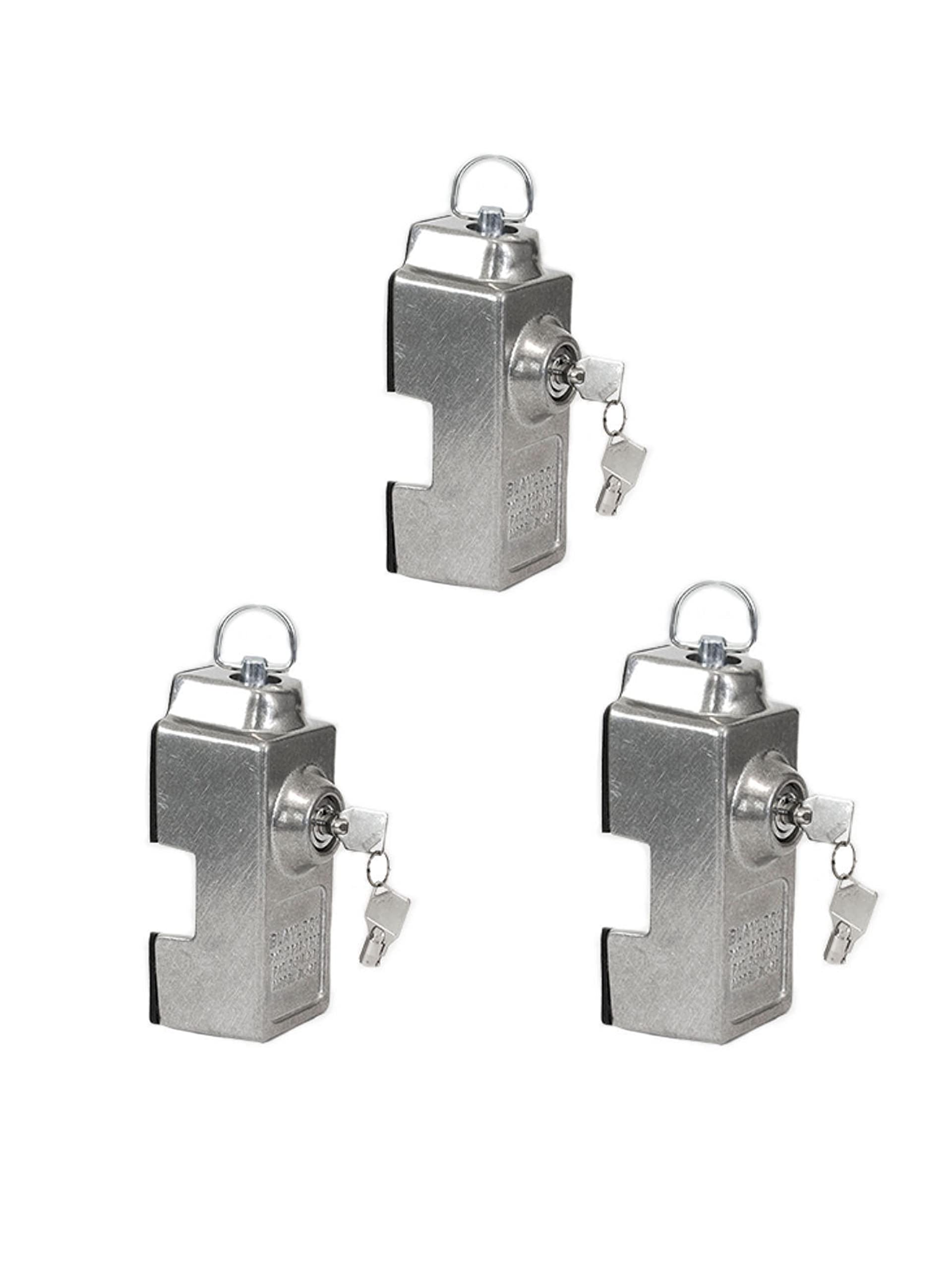 Blaylock DL-80 Cargo Trailer Door Lock - 3-Pack Keyed Alike Heavy Duty Locks for Secure Storage | Perfect for Trailers, Sheds & RV Doors
