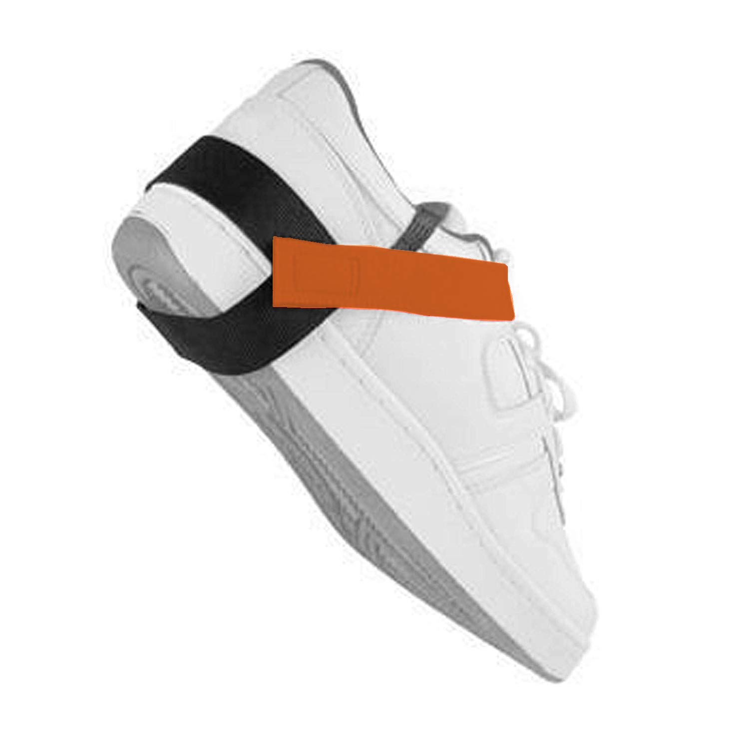 ESD Adjustable Anti Static Heel Grounder Straps - One Size Fits All, 20-Pack (Orange) - Perfect for Grounding & Protecting Electronics from Electric Shock - Ideal for Electronics Assembly, Repair Labs & Cleanroom Environments