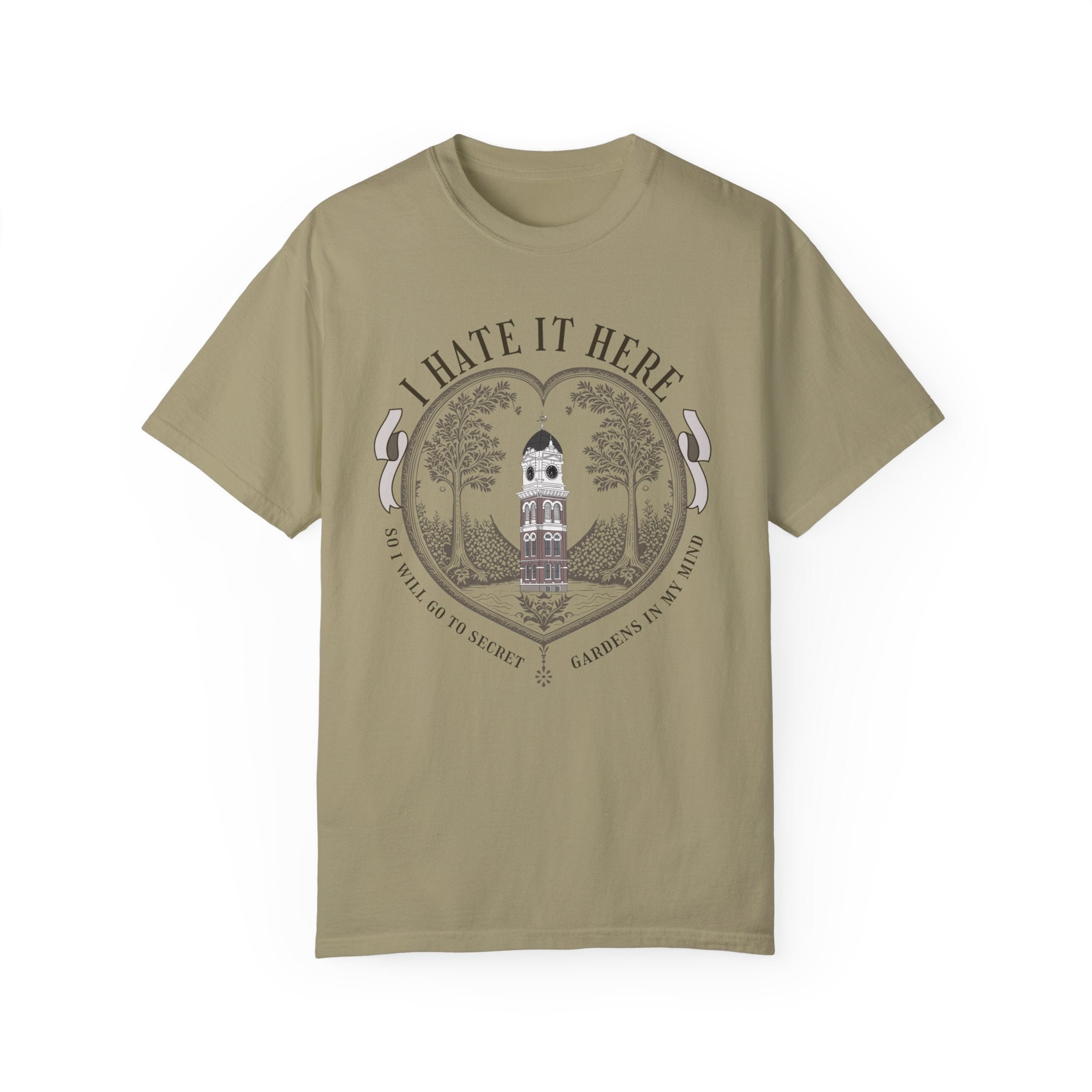 Funny I Hate It Here T-Shirt - Sarcastic Graphic Tee for Men & Women - Perfect for Casual Wear, Work From Home, and Relaxing Outfits
