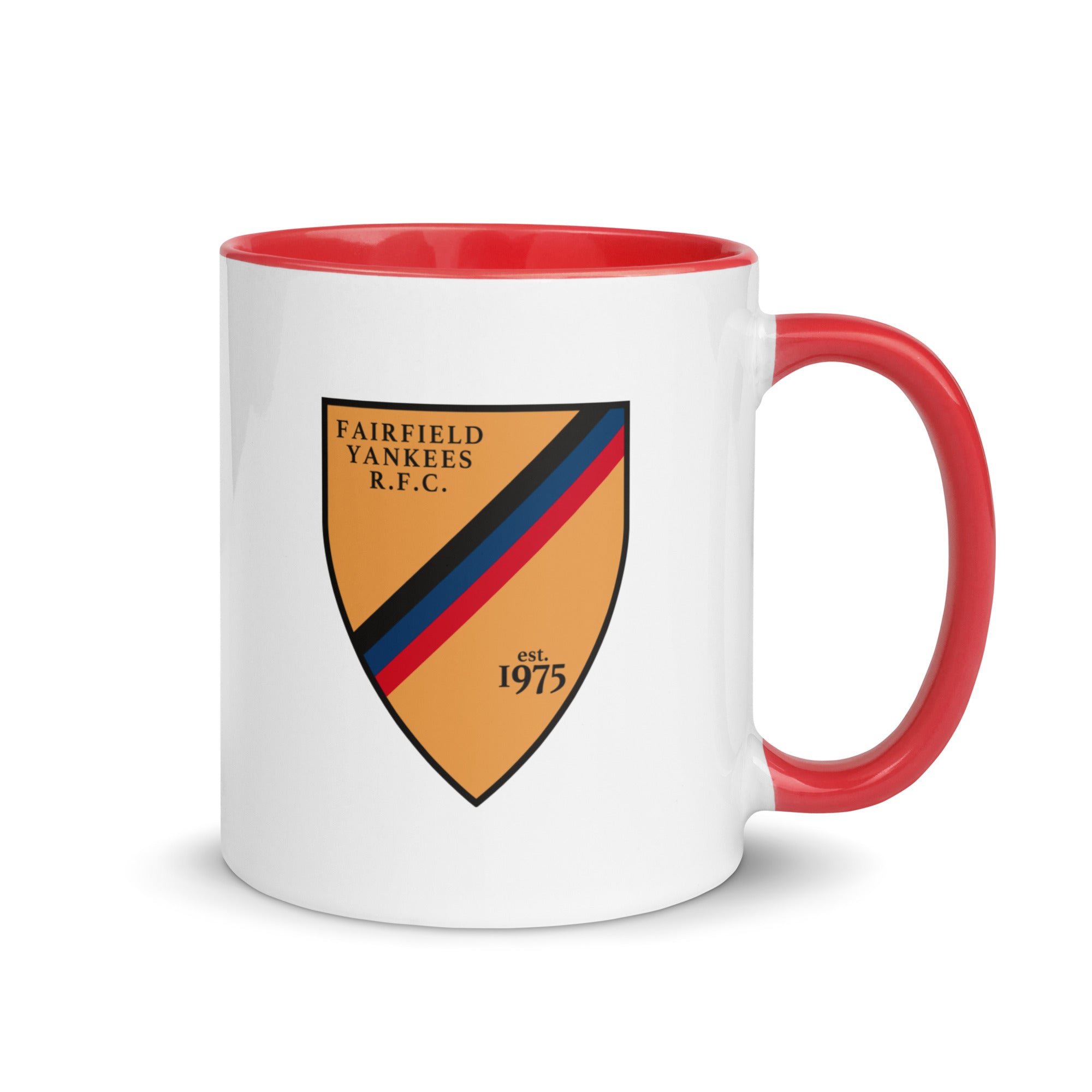 Fairfield Yankees RFC Coffee Mug - 15oz Ceramic Travel Mug with Handle, Perfect for Hot & Cold Drinks - Ideal for Office, Home, or Yankees Fan Gifts