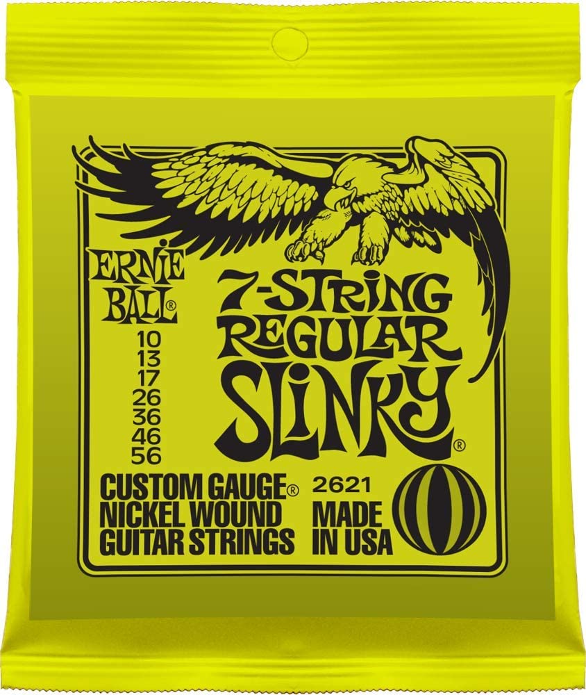 Ernie Ball Mighty Slinky Nickel Wound Electric Guitar Strings - 8.5-40 Gauge (P02228) | Perfect for Rock, Blues & Metal - Studio & Live Performance