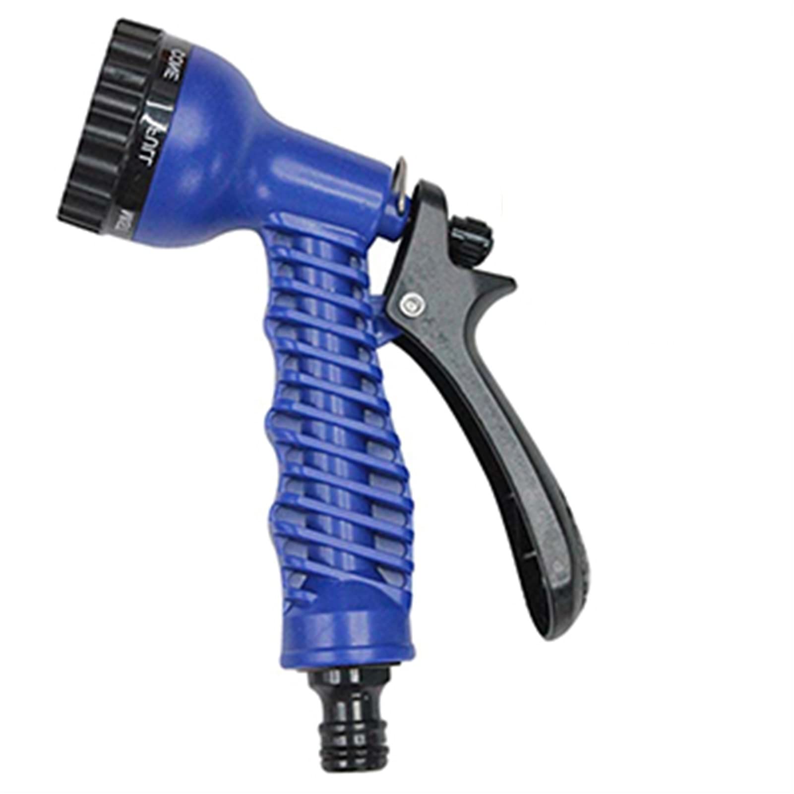 **Xiaohu Adjustable High Pressure Garden Hose Nozzle - 8 Mode Water Spray Gun for Car Washing, Plant Watering, Lawn Sprinkling & Outdoor Cleaning (Blue, 1-Pack)**