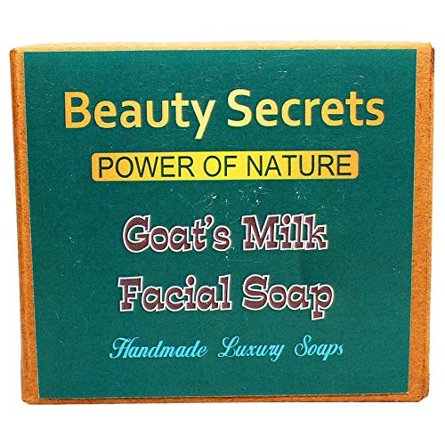 Goat Milk Facial Soap for Men & Women - Natural Moisturizing & Gentle Cleansing Bar (4.4oz/125g) - Perfect for Dry, Sensitive Skin & Daily Skincare Routine