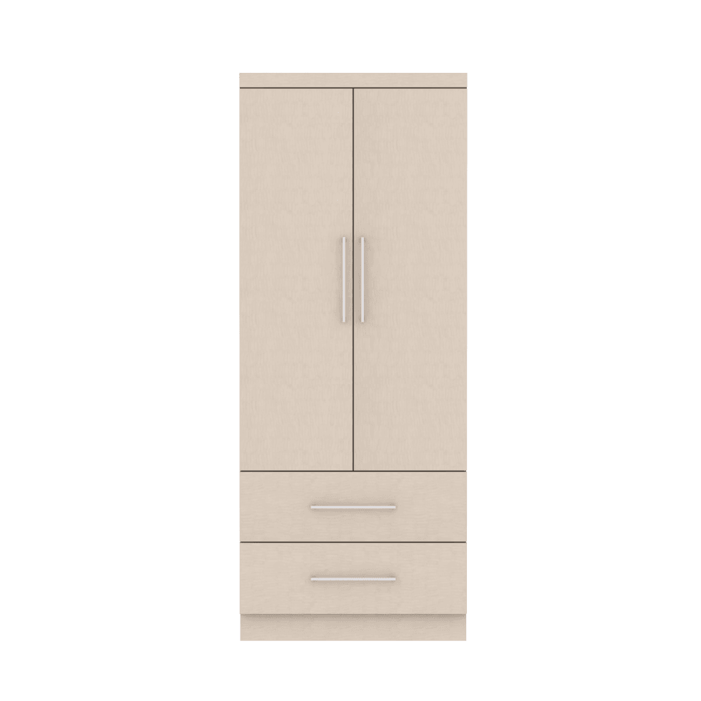 Durante Open Door Wardrobe Closet - Modern Freestanding Storage Cabinet for Bedroom, Living Room, or Walk-In Closet - Perfect for Organizing Clothes, Shoes, and Accessories