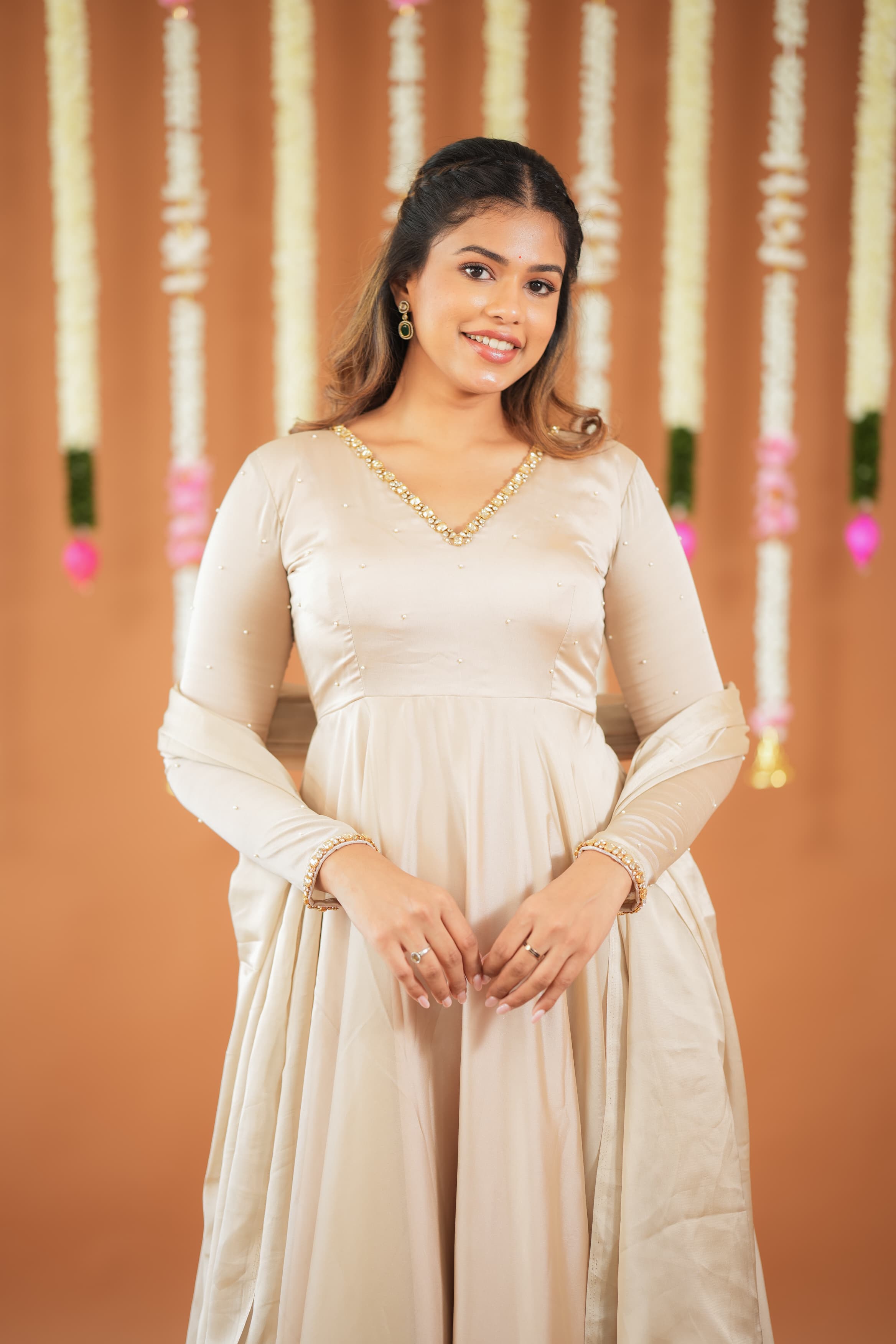 DD660 Anjana Premium Designer Anarkali Dress - Elegant Indian Ethnic Wear for Women | Perfect for Weddings, Parties & Festive Occasions