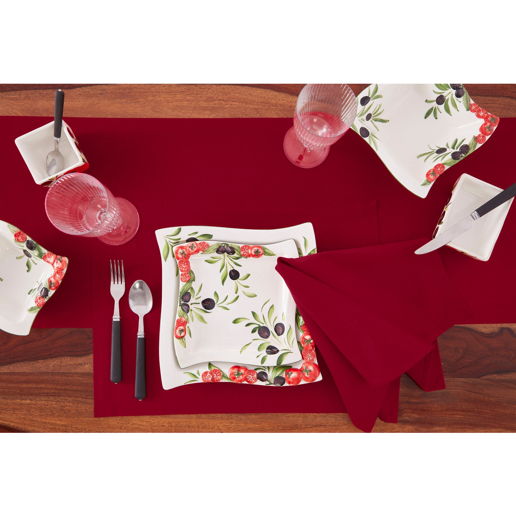 Premium Cotton Linen Napkins Set - Soft, Absorbent & Eco-Friendly Dinner Napkins for Formal Dining, Parties & Everyday Use